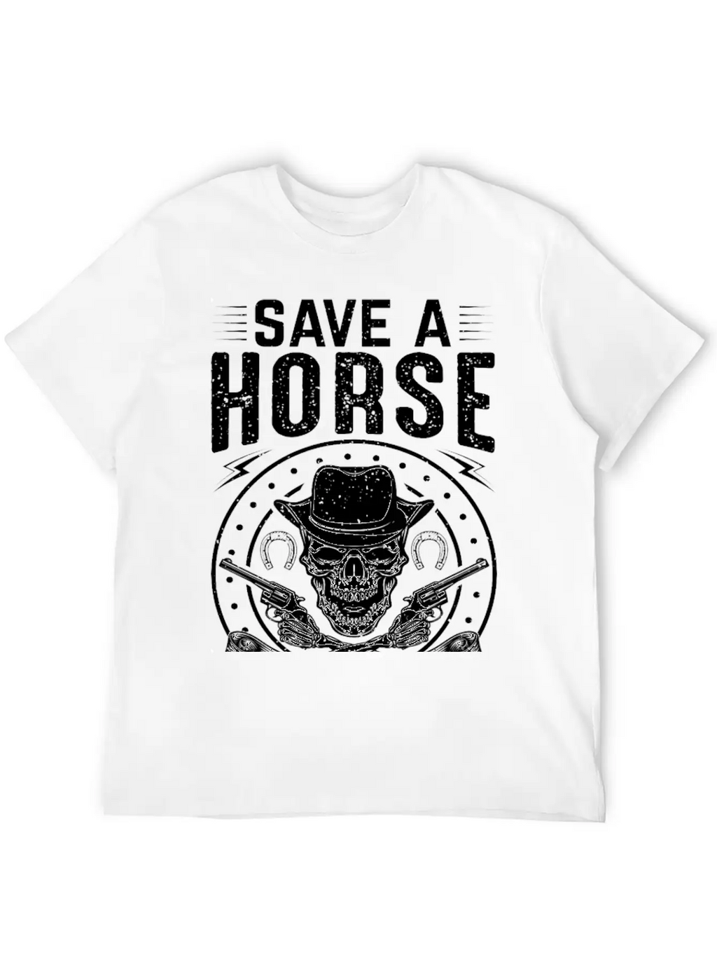 Horses, Horse Lovers Beautiful Design Quote. Breathable Soft Cotton T-Shirt – Timeless Casual Look