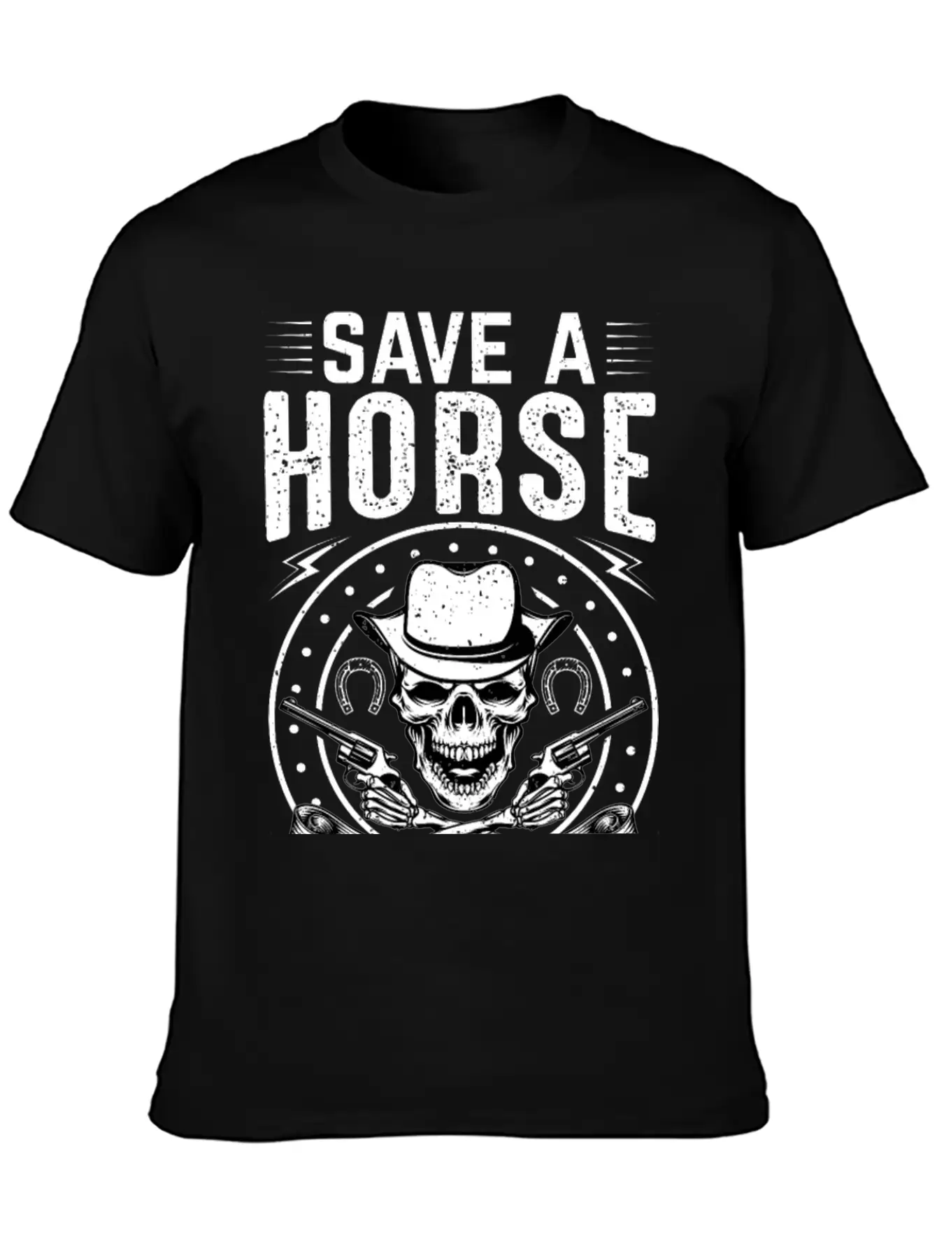 Horses, Horse Lovers Beautiful Design Quote. Breathable Soft Cotton T-Shirt – Timeless Casual Look
