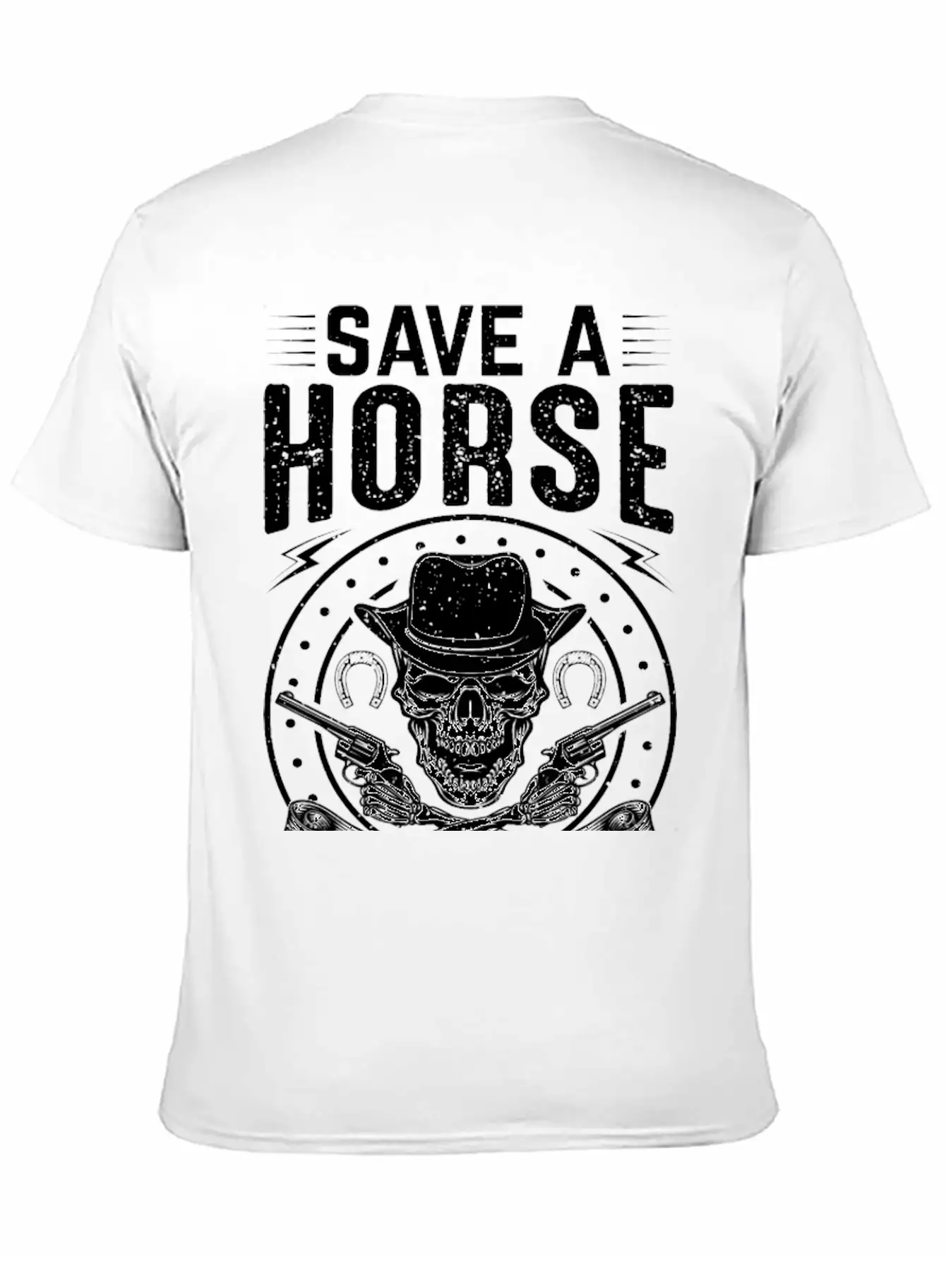 Horses, Horse Lovers Beautiful Design Quote. Breathable Soft Cotton T-Shirt – Timeless Casual Look