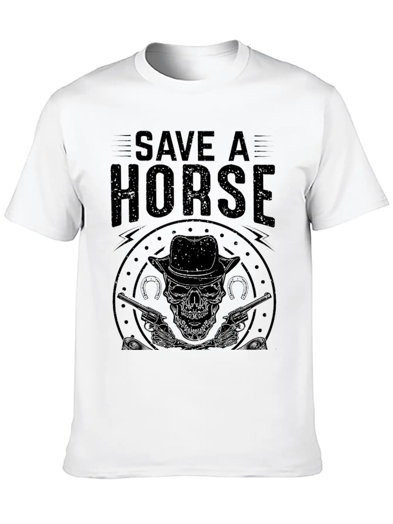 Horses, Horse Lovers Beautiful Design Quote. Breathable Soft Cotton T-Shirt – Timeless Casual Look