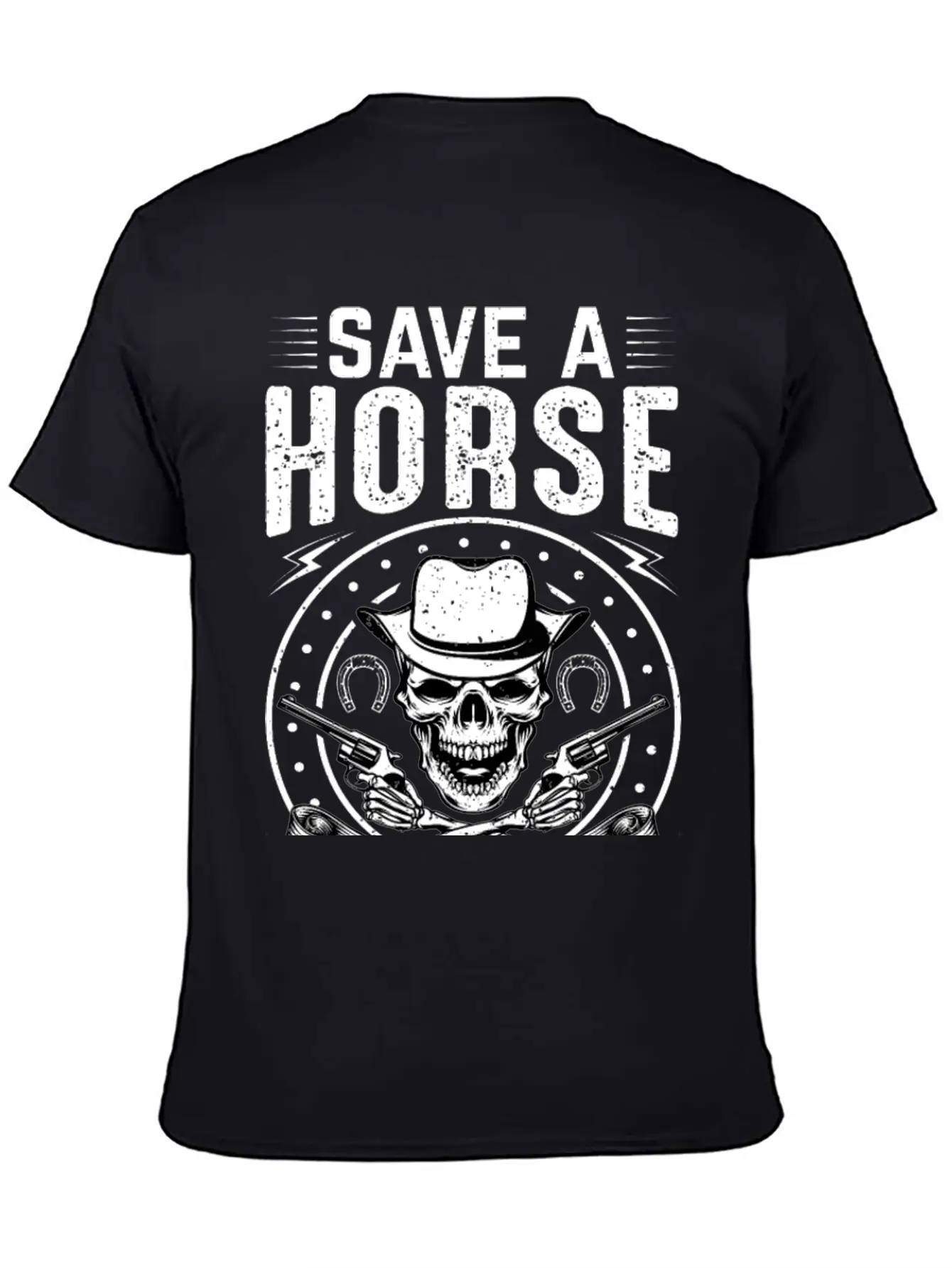 Horses, Horse Lovers Beautiful Design Quote. Breathable Soft Cotton T-Shirt – Timeless Casual Look