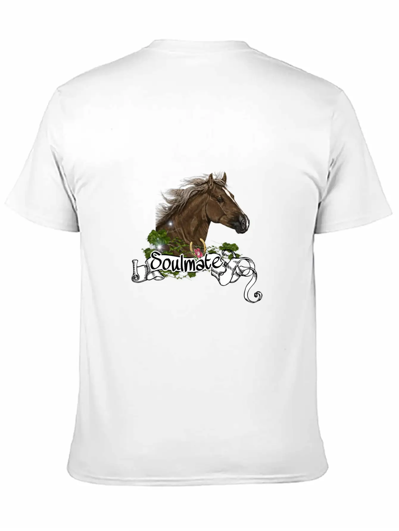 Horses, Horse Motif Casual Graphic T-Shirt – Simple And Comfortable Daily Wear