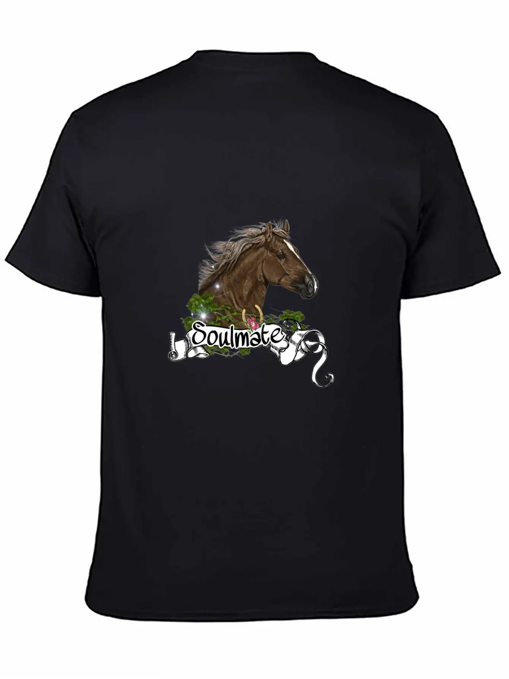 Horses, Horse Motif Casual Graphic T-Shirt – Simple And Comfortable Daily Wear