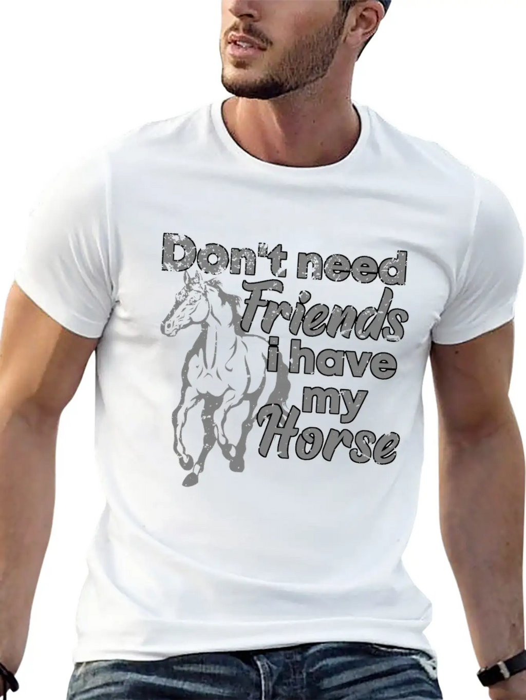 Horses Horse Shirt Stylish Everyday T-Shirt – Unisex Basic Cotton Tee