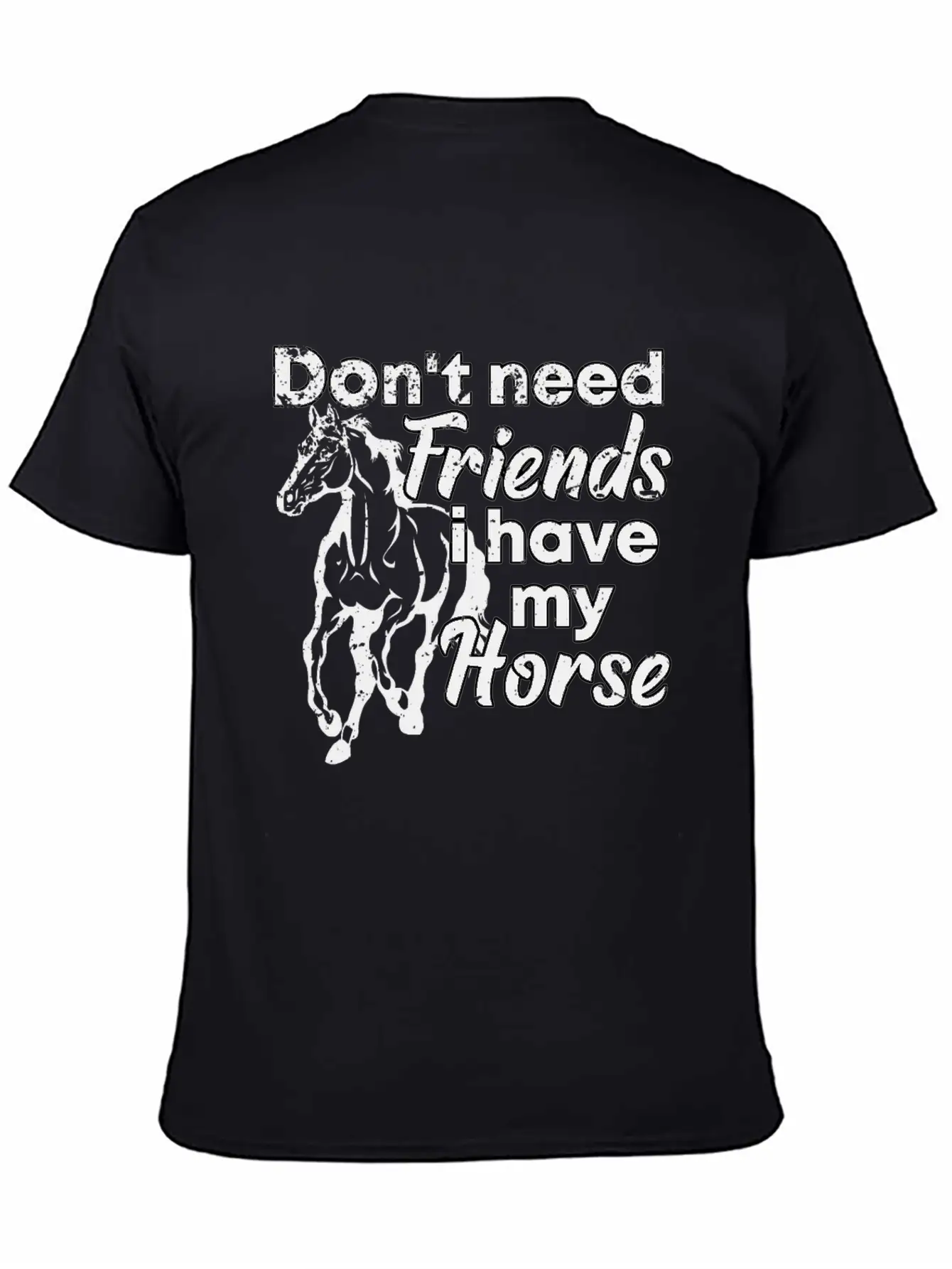 Horses Horse Shirt Stylish Everyday T-Shirt – Unisex Basic Cotton Tee