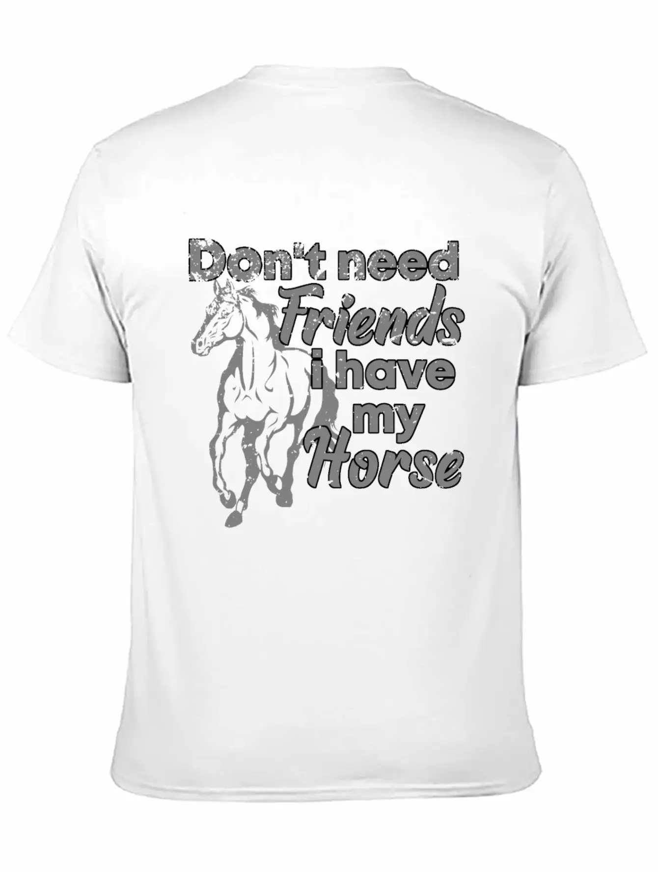 Horses Horse Shirt Stylish Everyday T-Shirt – Unisex Basic Cotton Tee