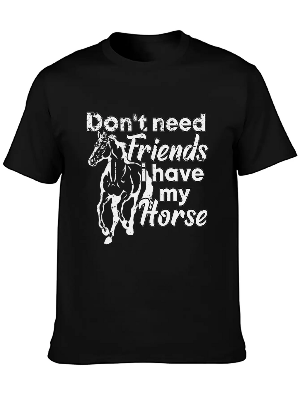 Horses Horse Shirt Stylish Everyday T-Shirt – Unisex Basic Cotton Tee