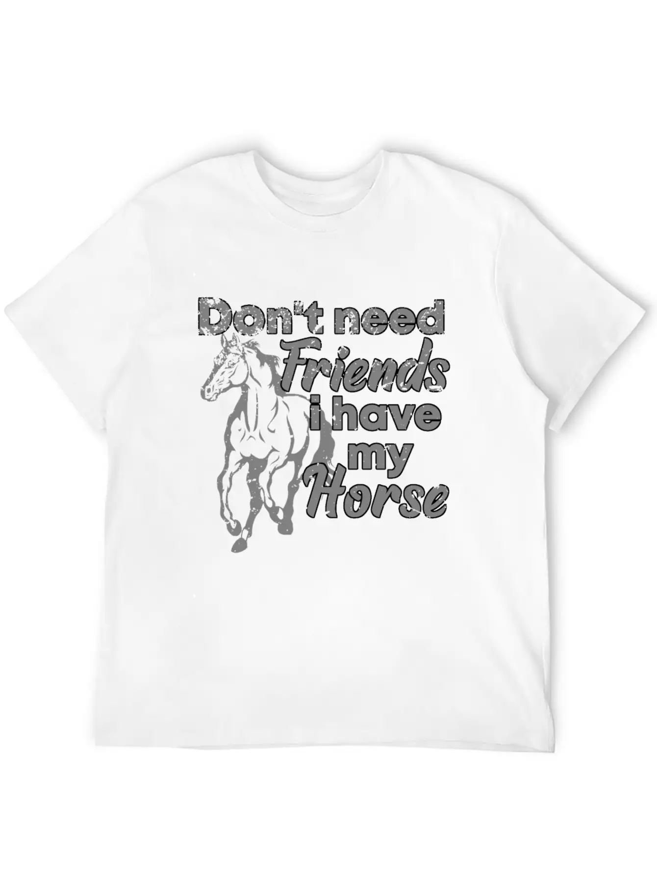 Horses Horse Shirt Stylish Everyday T-Shirt – Unisex Basic Cotton Tee