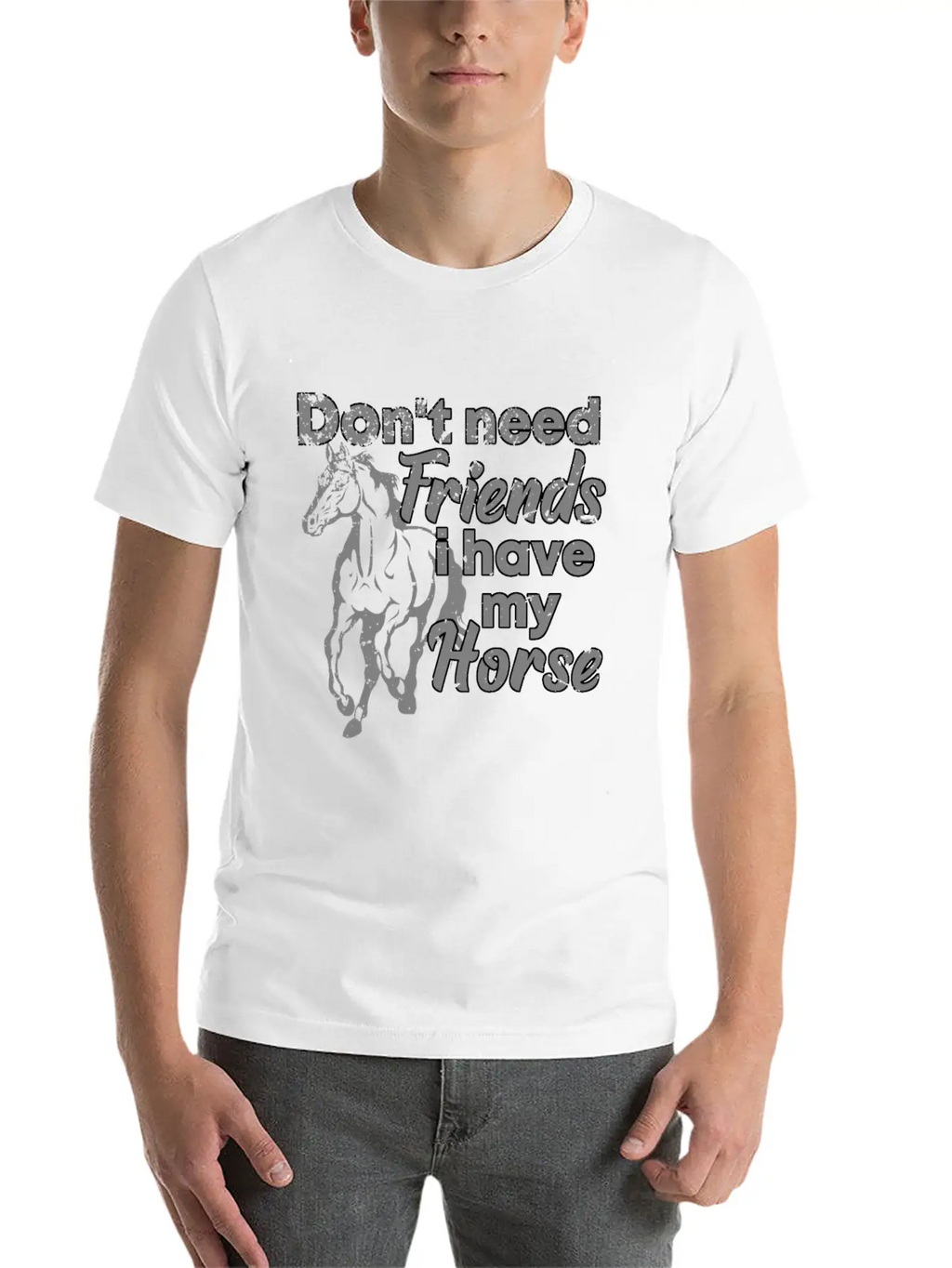 Horses Horse Shirt Stylish Everyday T-Shirt – Unisex Basic Cotton Tee