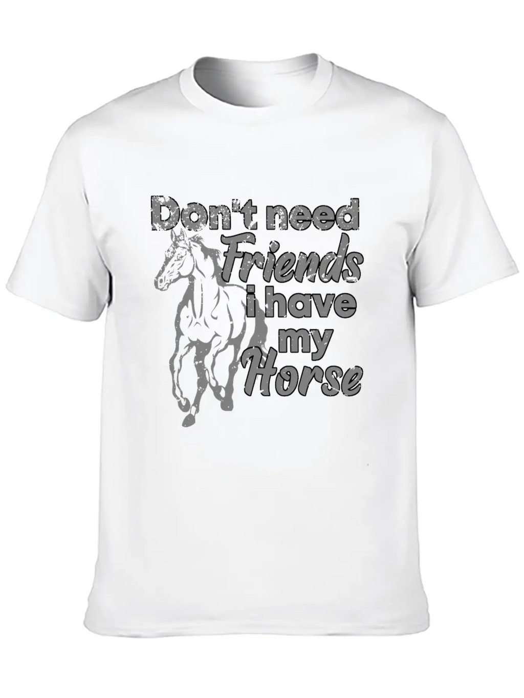 Horses Horse Shirt Stylish Everyday T-Shirt – Unisex Basic Cotton Tee