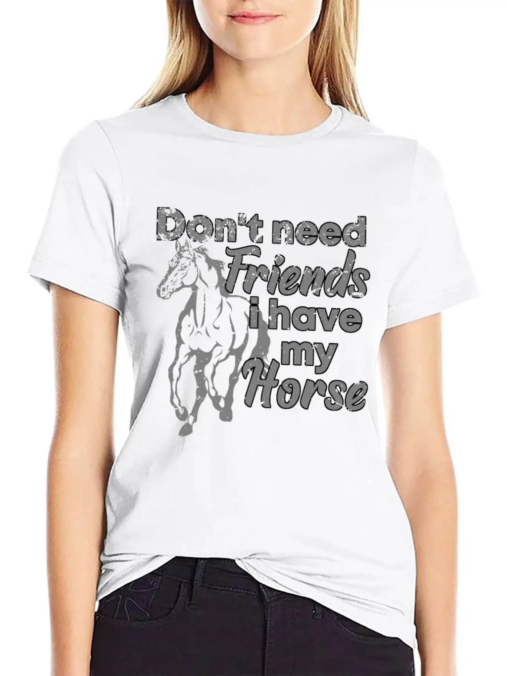 Horses Horse Shirt Stylish Everyday T-Shirt – Unisex Basic Cotton Tee