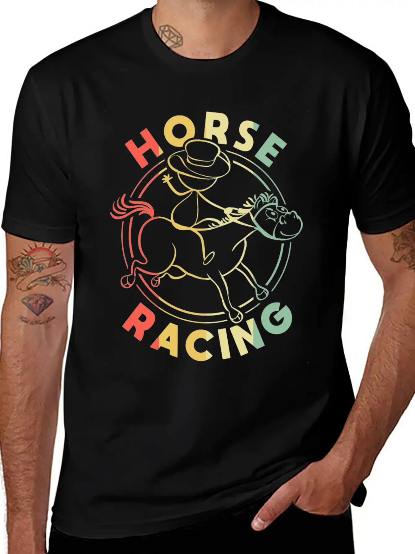 Horses Lover Equestrian Riding Unisex Casual T-Shirt – Clean Design For Daily Comfort