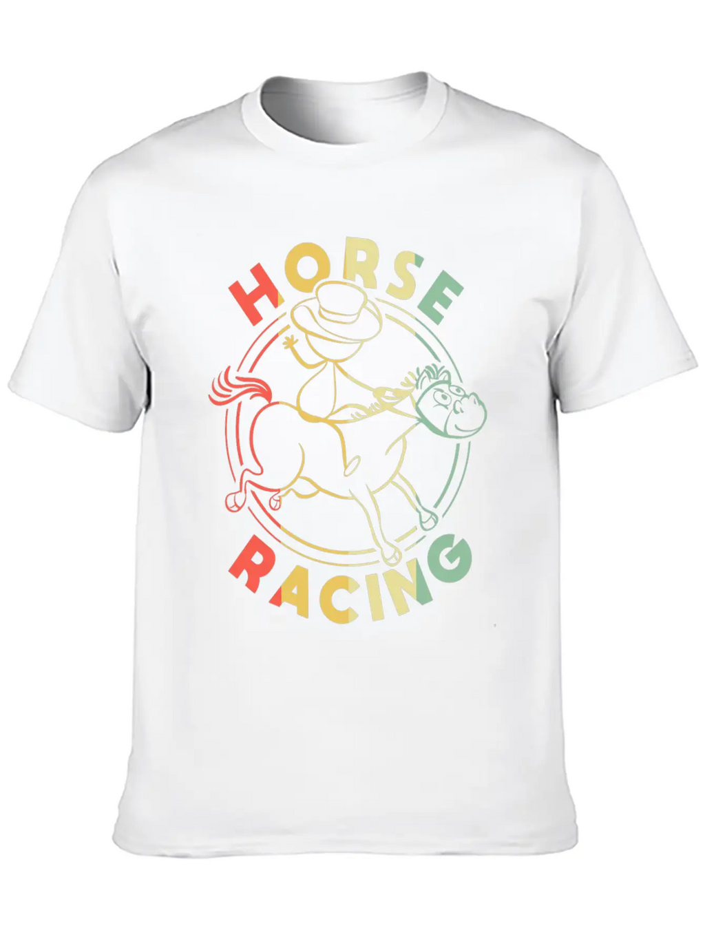 Horses Lover Equestrian Riding Unisex Casual T-Shirt – Clean Design For Daily Comfort