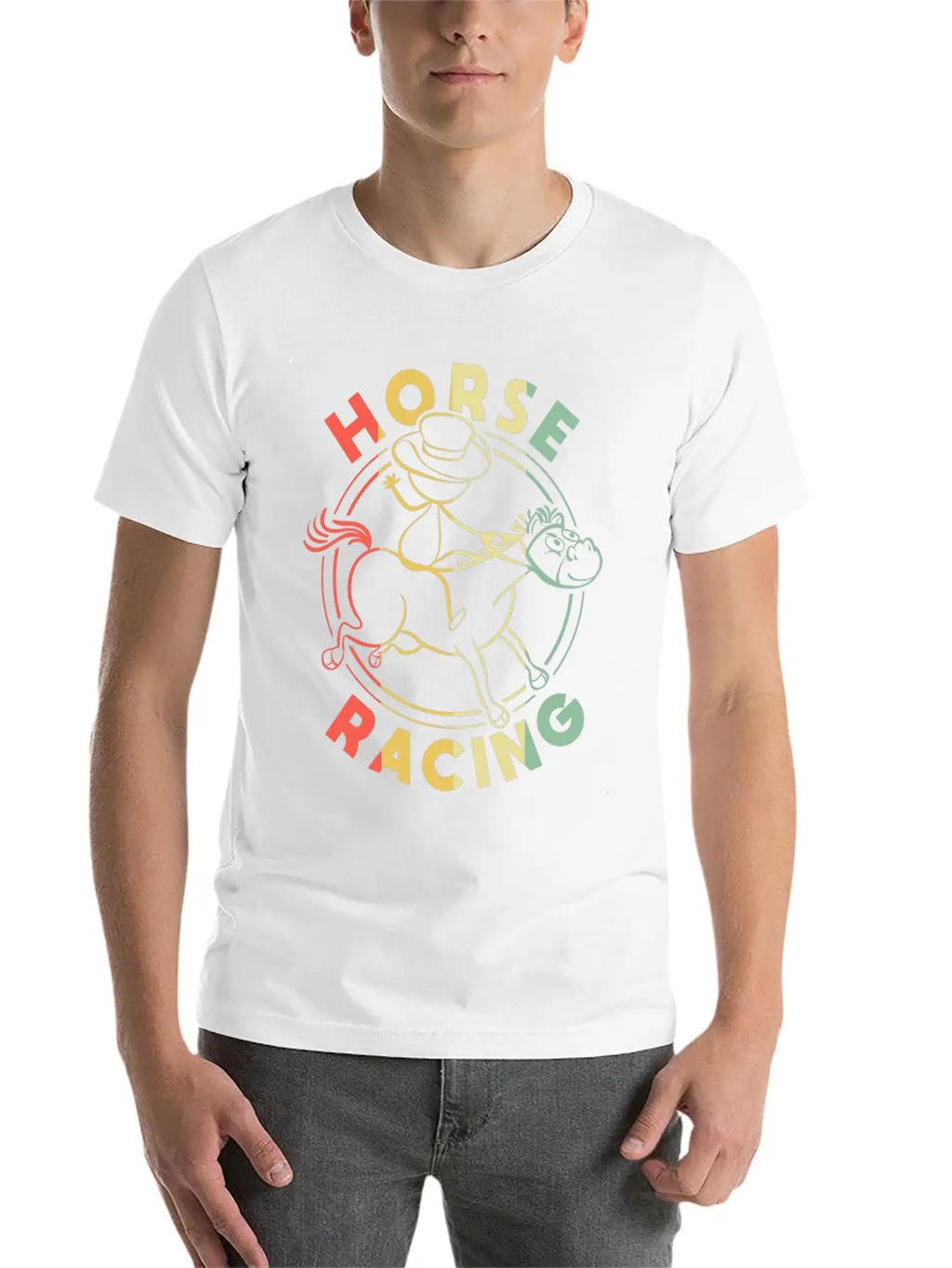 Horses Lover Equestrian Riding Unisex Casual T-Shirt – Clean Design For Daily Comfort