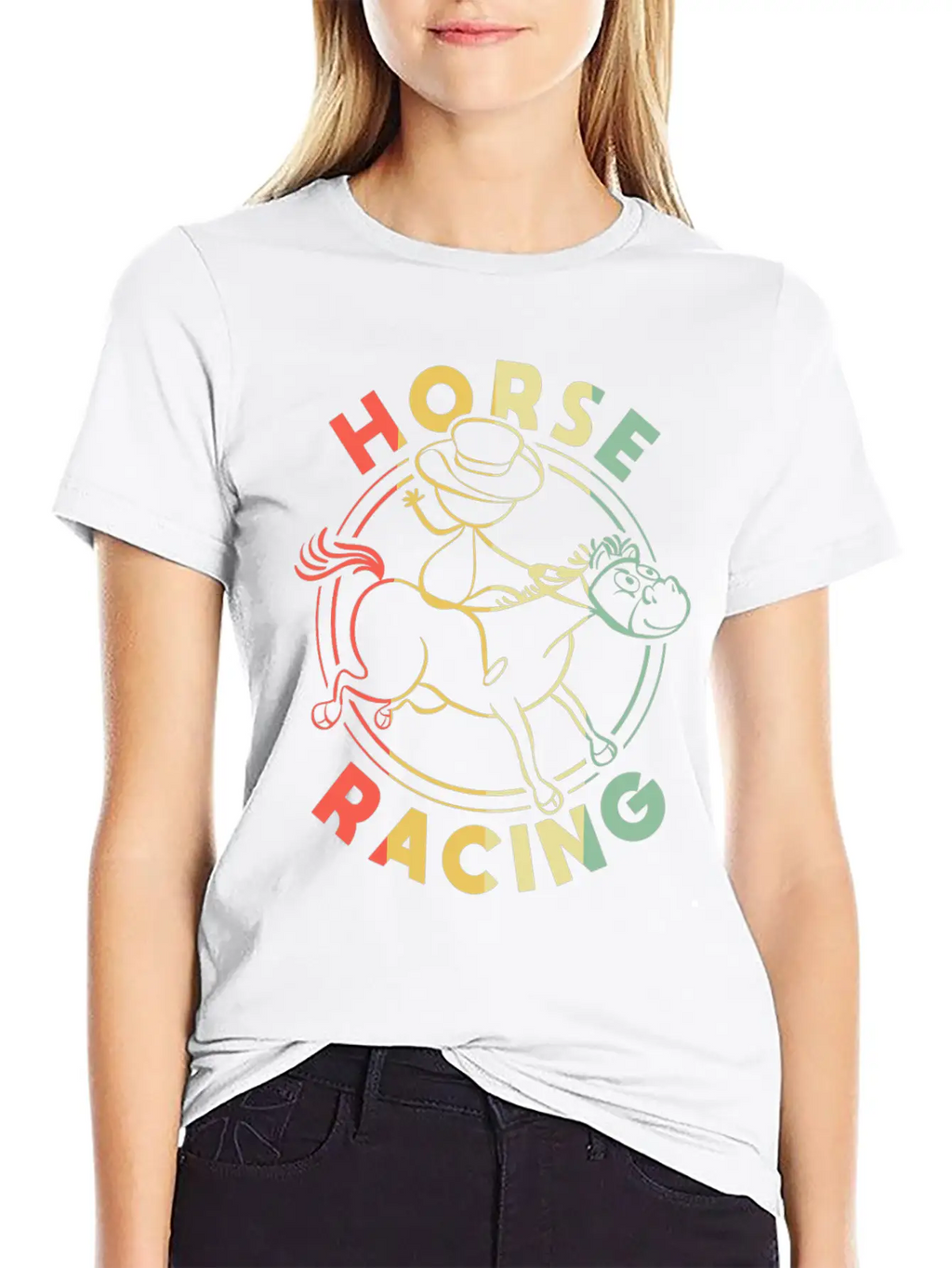 Horses Lover Equestrian Riding Unisex Casual T-Shirt – Clean Design For Daily Comfort