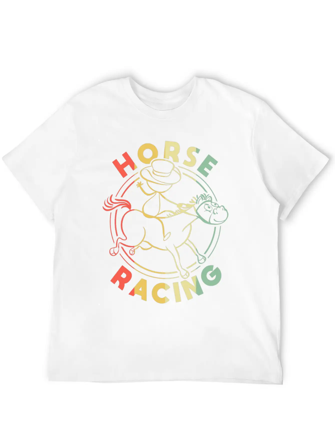 Horses Lover Equestrian Riding Unisex Casual T-Shirt – Clean Design For Daily Comfort