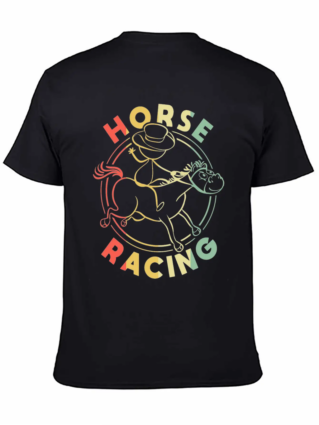 Horses Lover Equestrian Riding Unisex Casual T-Shirt – Clean Design For Daily Comfort