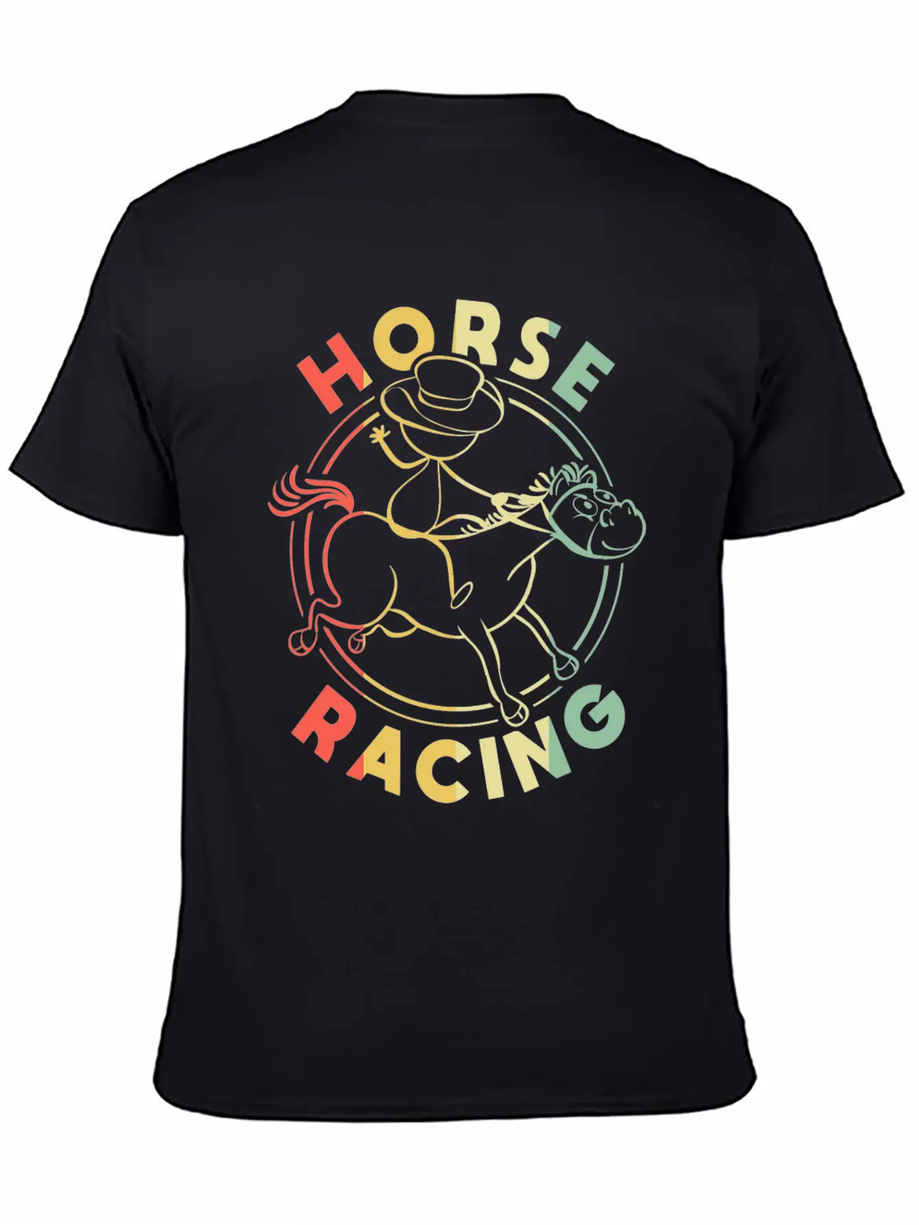 Horses Lover Equestrian Riding Unisex Casual T-Shirt – Clean Design For Daily Comfort