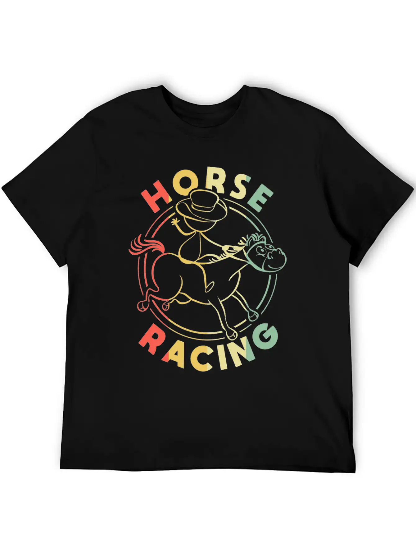 Horses Lover Equestrian Riding Unisex Casual T-Shirt – Clean Design For Daily Comfort