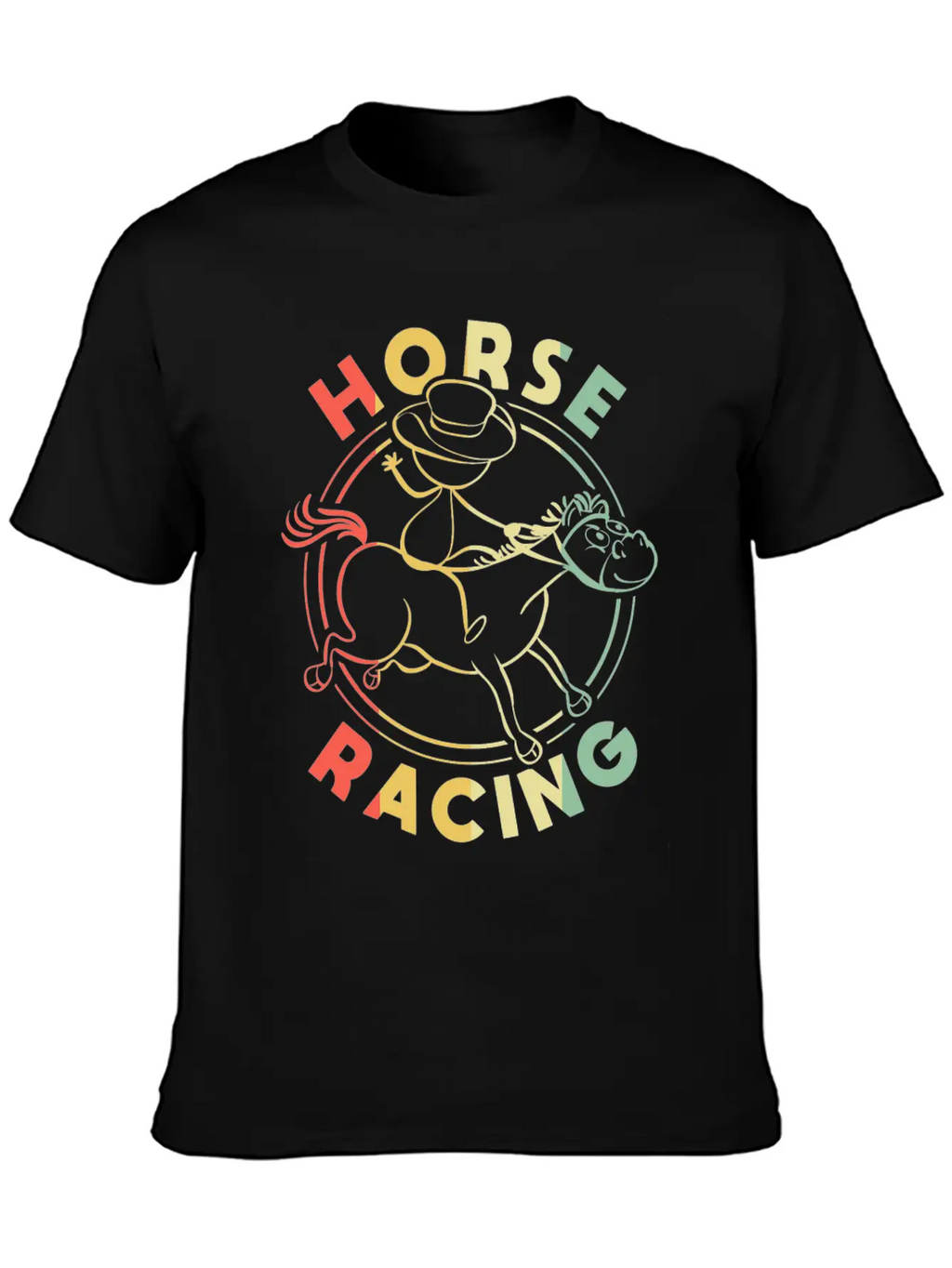 Horses Lover Equestrian Riding Unisex Casual T-Shirt – Clean Design For Daily Comfort