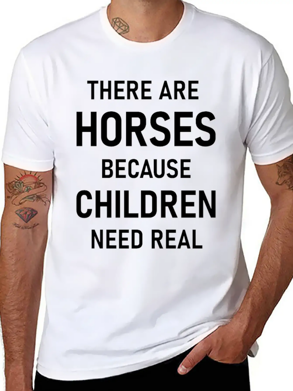 Horses Unisex Casual T-Shirt – Clean Design For Daily Comfort