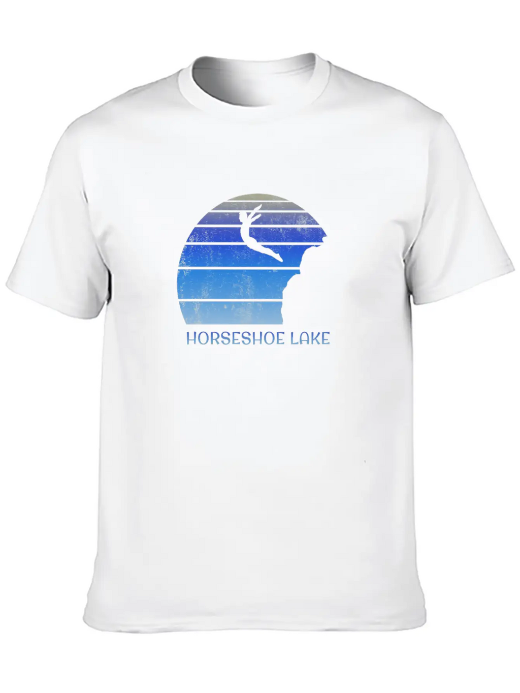 Horseshoe Lake Alberta Canada Cliff Diving Fan Essential Cotton Tee For Daily Outfits – Unisex Style
