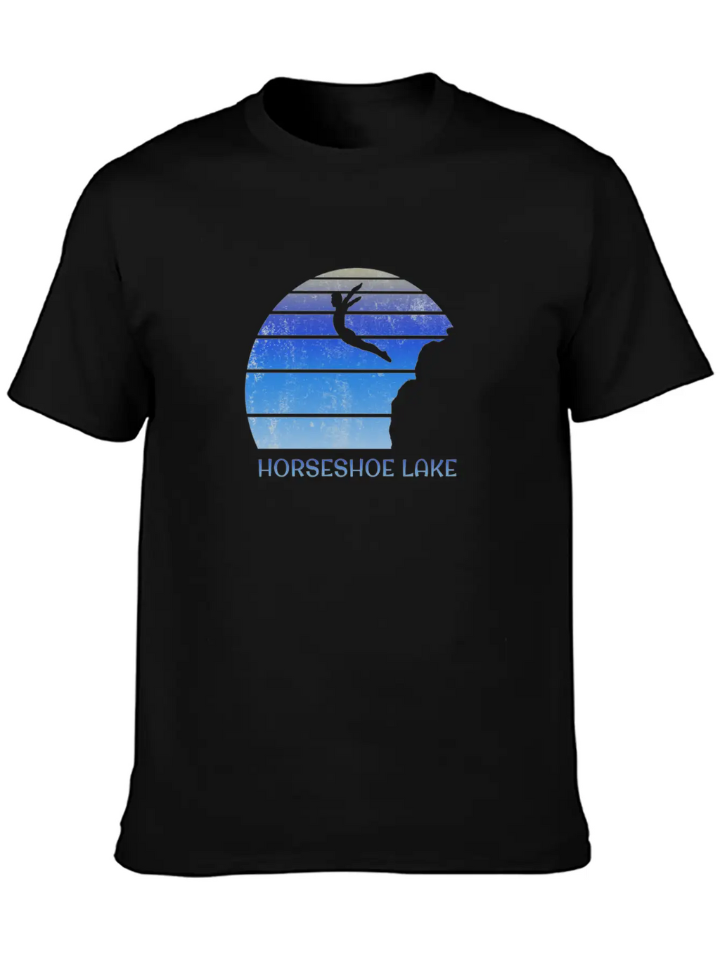 Horseshoe Lake Alberta Canada Cliff Diving Fan Essential Cotton Tee For Daily Outfits – Unisex Style