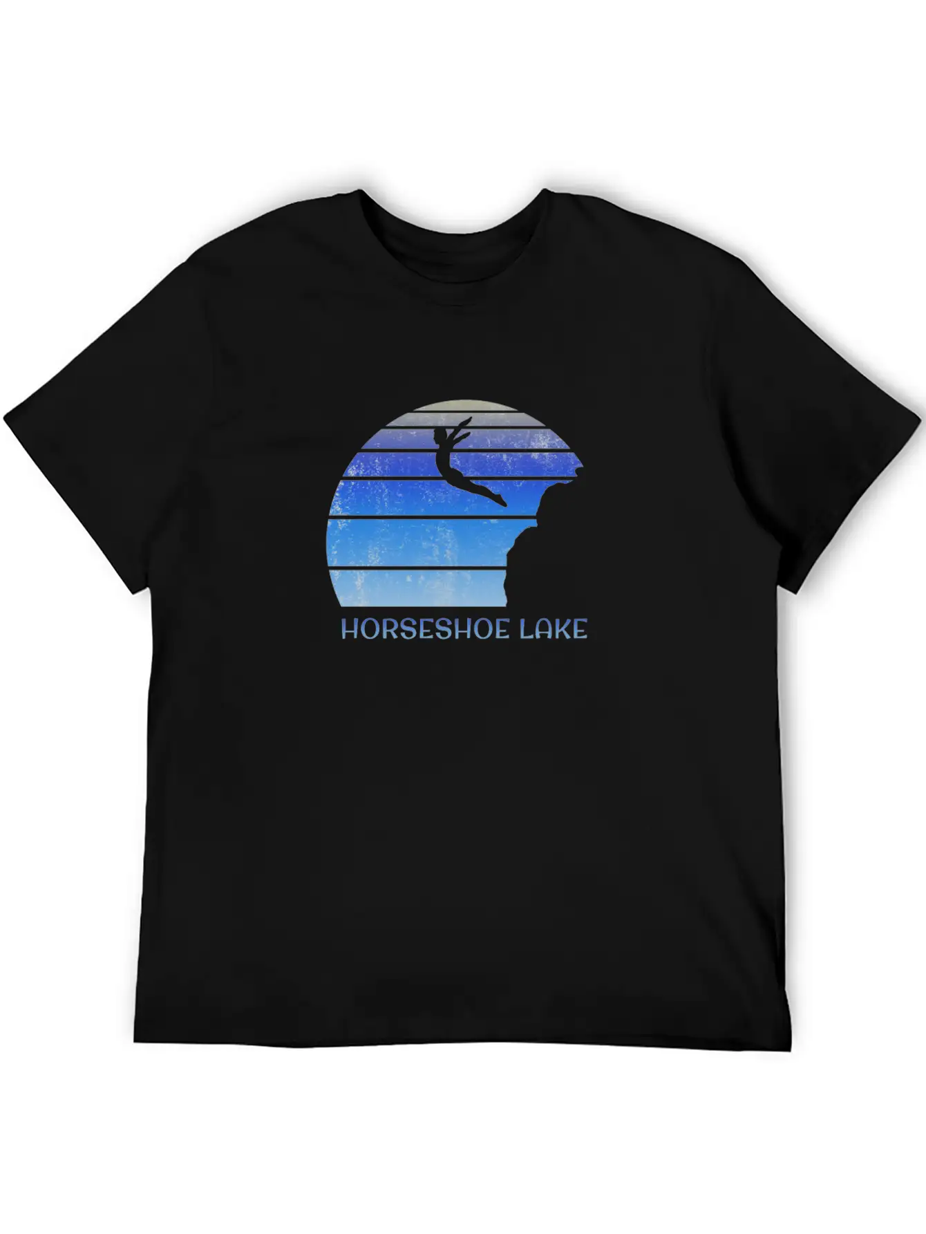Horseshoe Lake Alberta Canada Cliff Diving Fan Essential Cotton Tee For Daily Outfits – Unisex Style