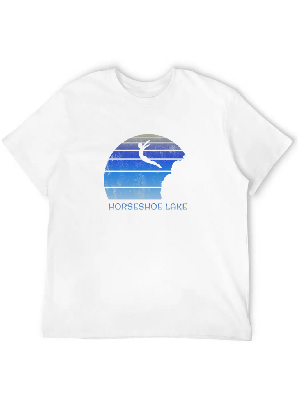 Horseshoe Lake Alberta Canada Cliff Diving Fan Essential Cotton Tee For Daily Outfits – Unisex Style