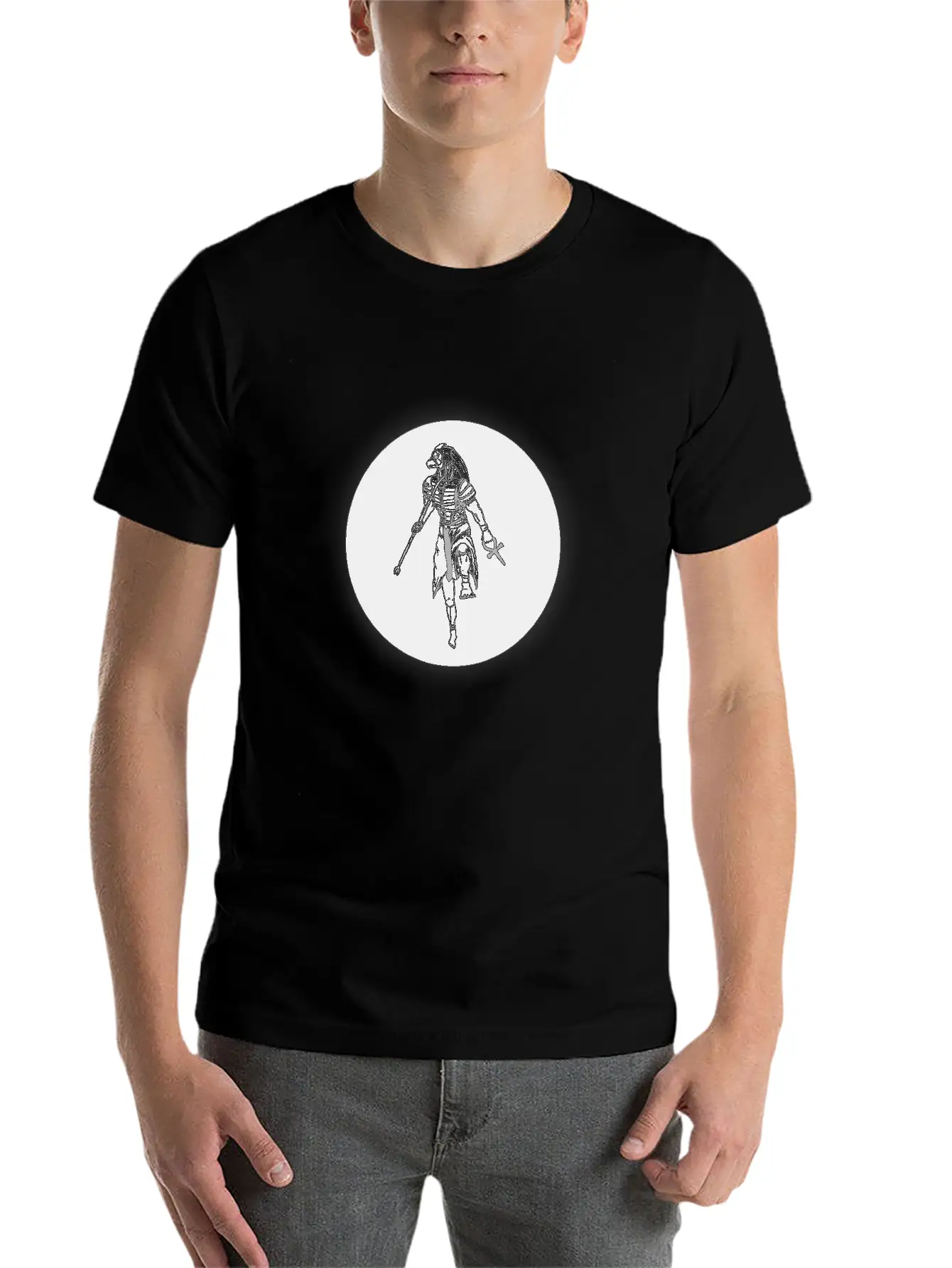 Horus 04 The Black Sun Stylish Everyday T-Shirt – Unisex Basic Cotton Tee