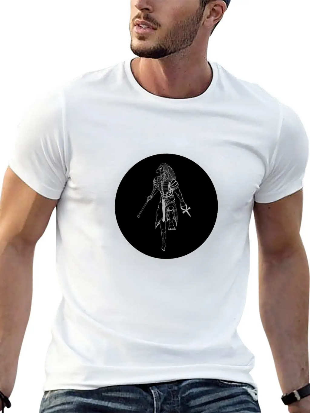 Horus 04 The Black Sun Stylish Everyday T-Shirt – Unisex Basic Cotton Tee