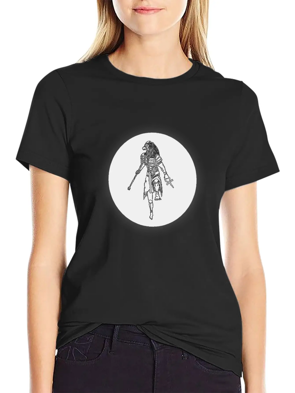 Horus 04 The Black Sun Stylish Everyday T-Shirt – Unisex Basic Cotton Tee
