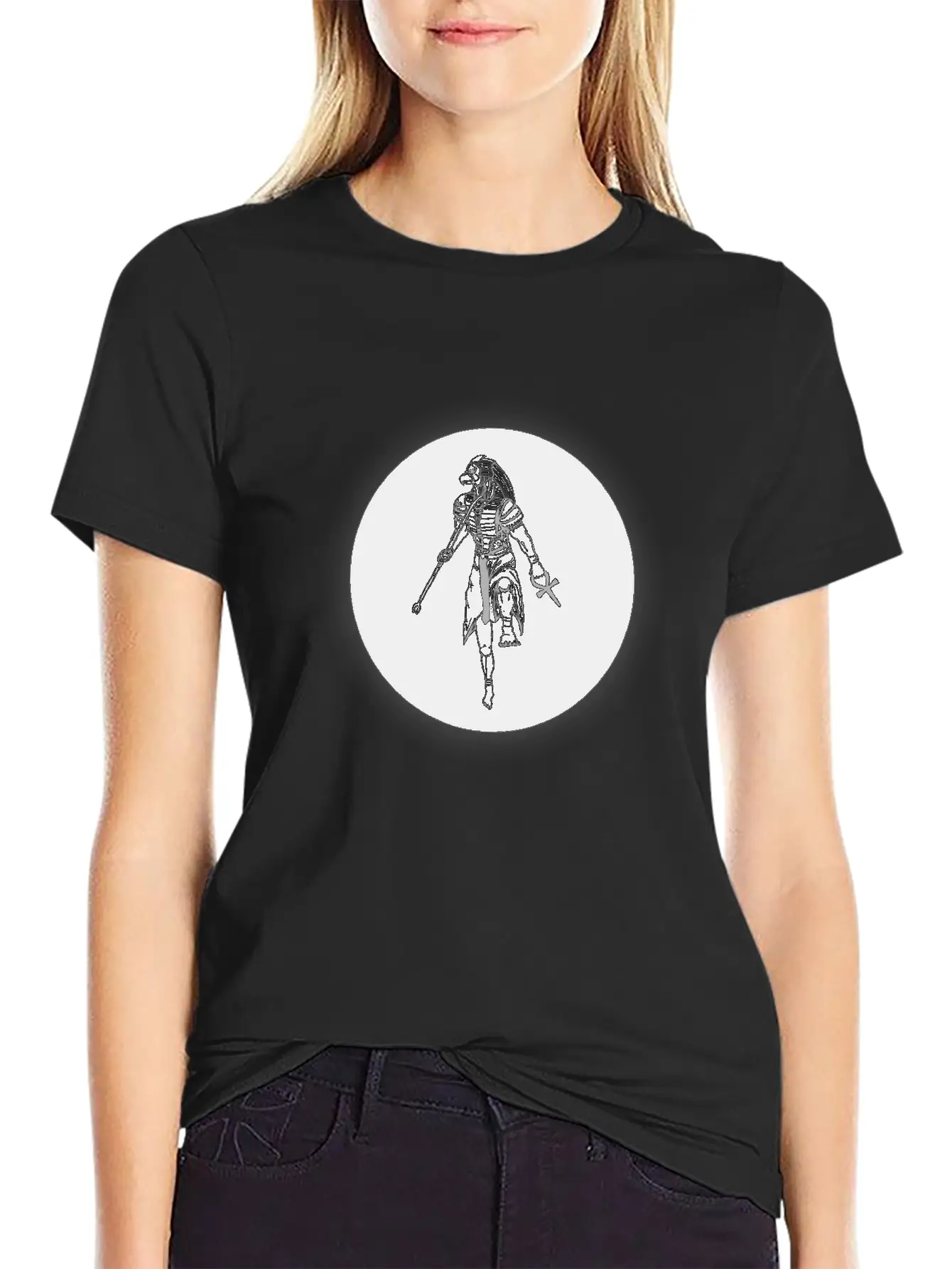 Horus 04 The Black Sun Stylish Everyday T-Shirt – Unisex Basic Cotton Tee
