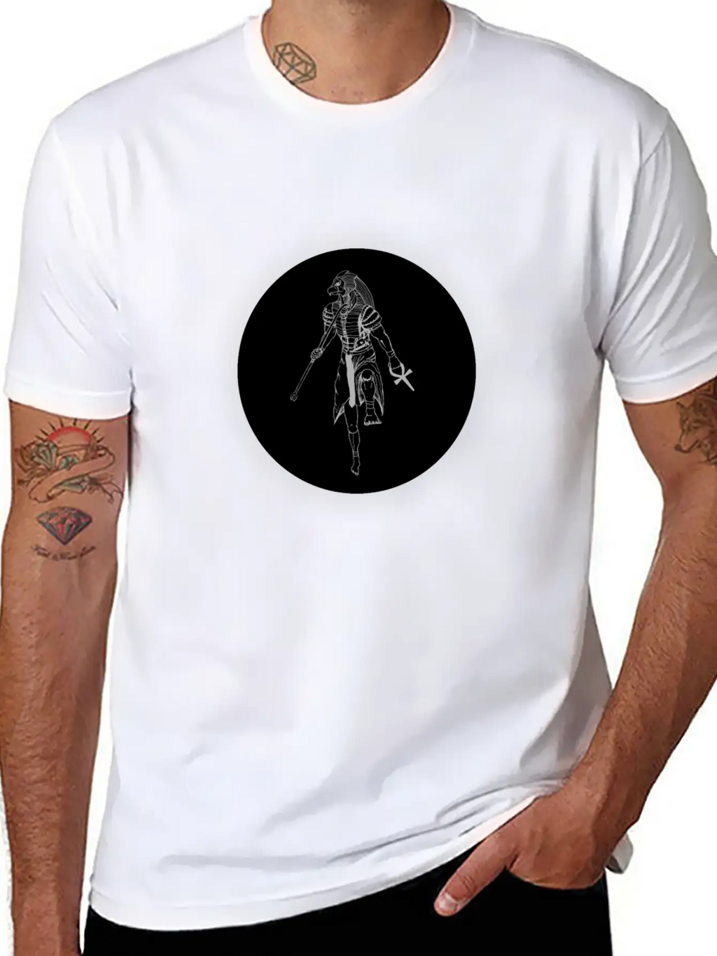 Horus 04 The Black Sun Stylish Everyday T-Shirt – Unisex Basic Cotton Tee