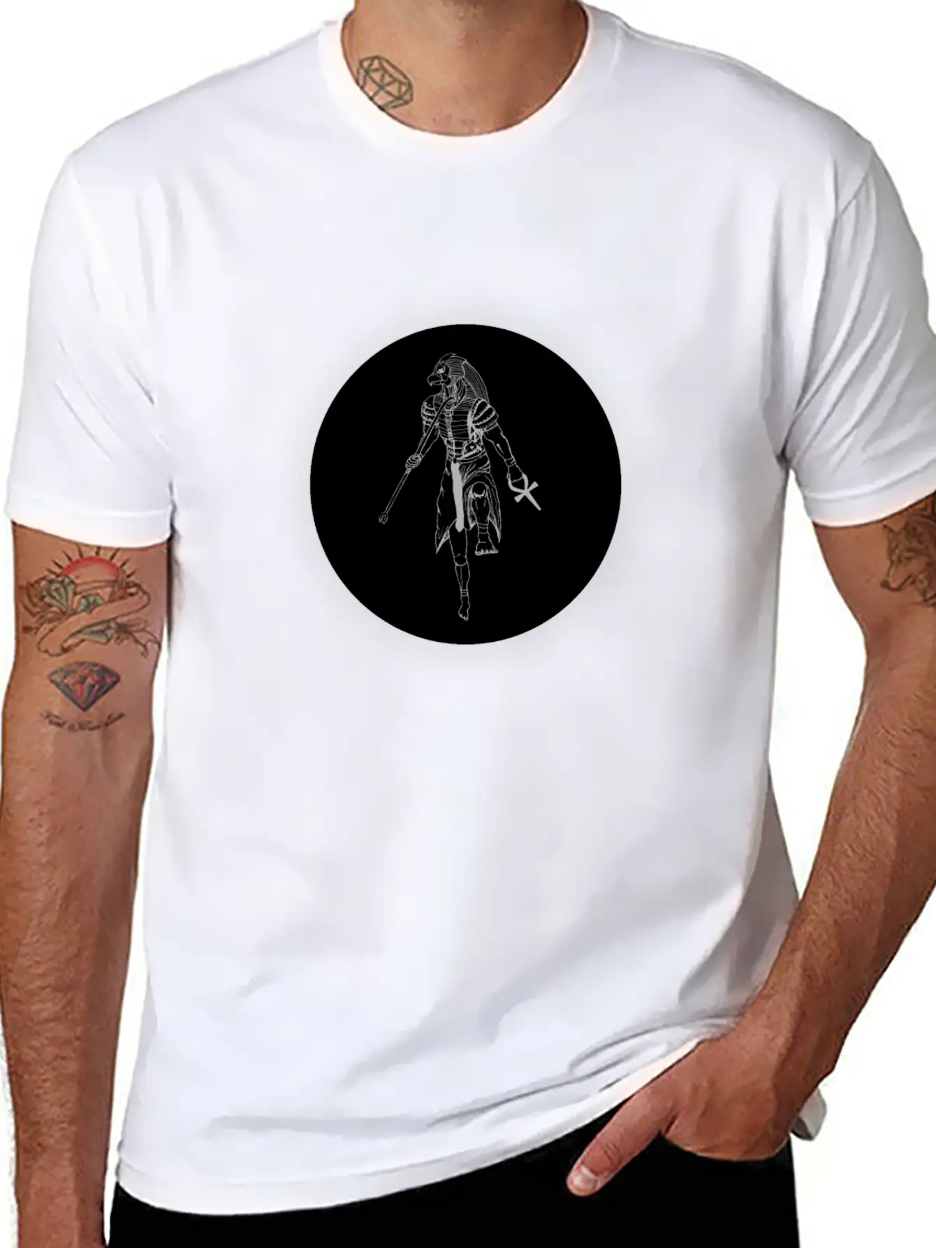 Horus 04 The Black Sun Stylish Everyday T-Shirt – Unisex Basic Cotton Tee