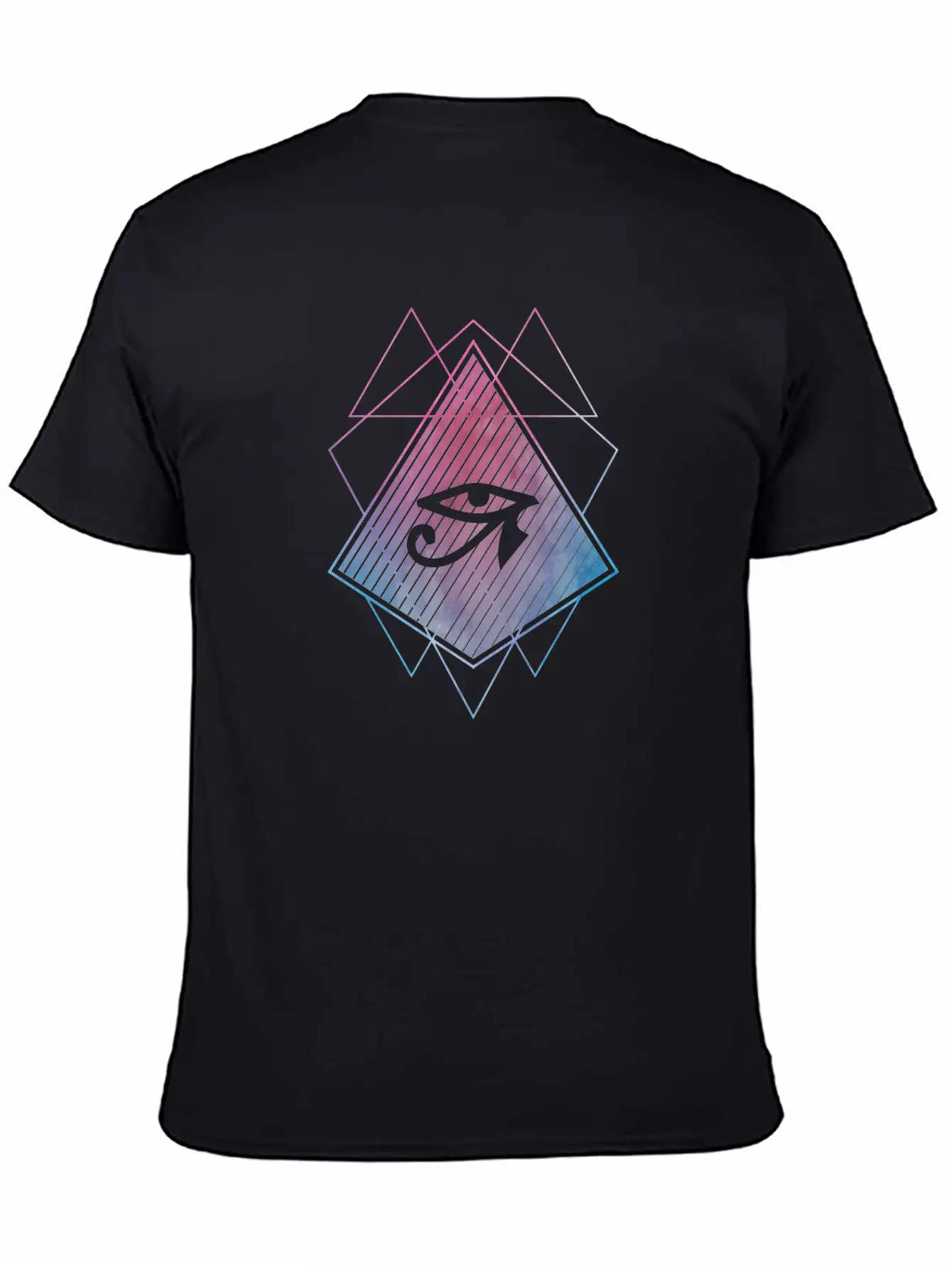 Horus Eye Trance Abstract Stylish Everyday T-Shirt – Unisex Basic Cotton Tee