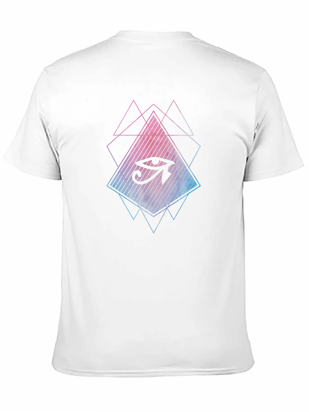 Horus Eye Trance Abstract Stylish Everyday T-Shirt – Unisex Basic Cotton Tee