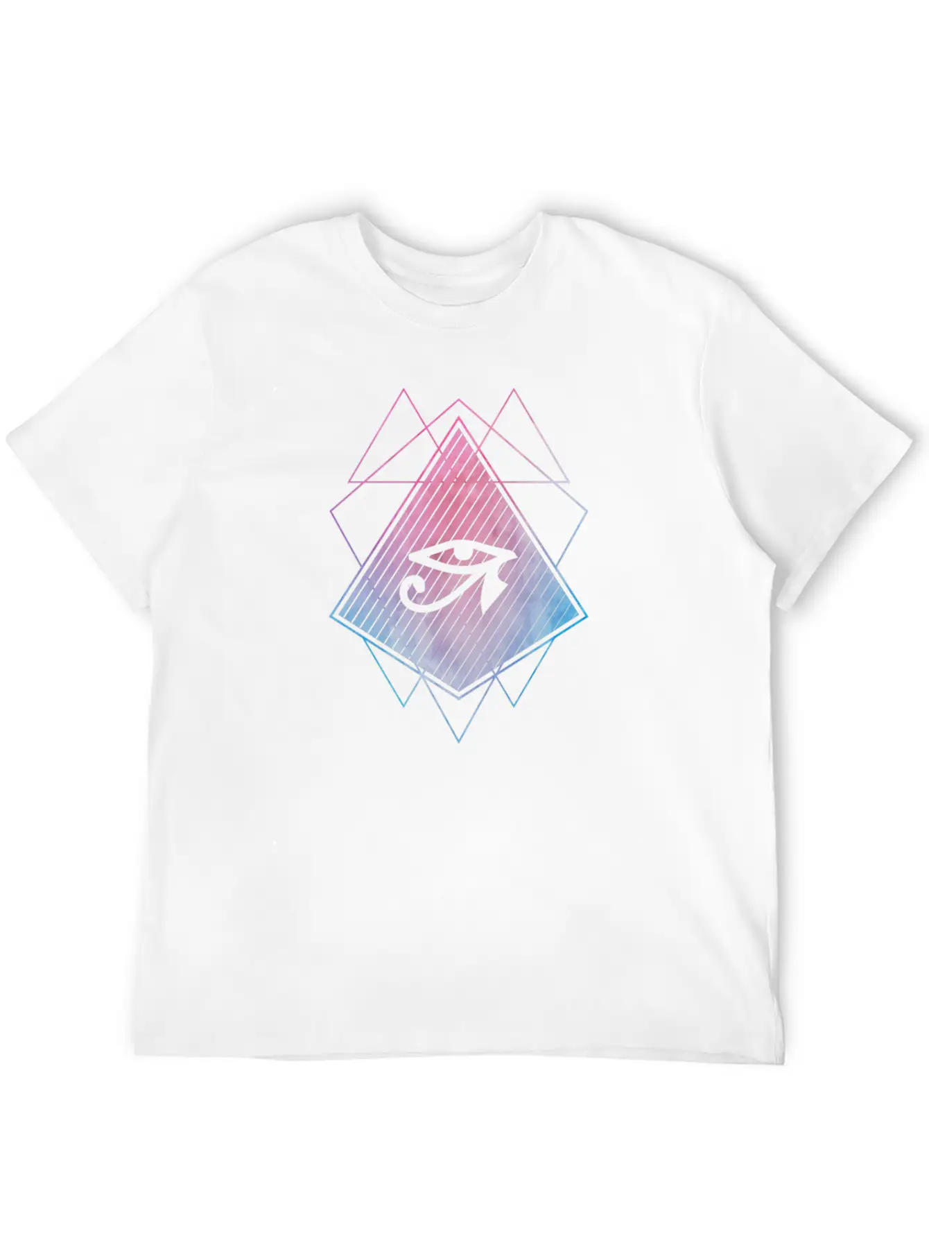 Horus Eye Trance Abstract Stylish Everyday T-Shirt – Unisex Basic Cotton Tee