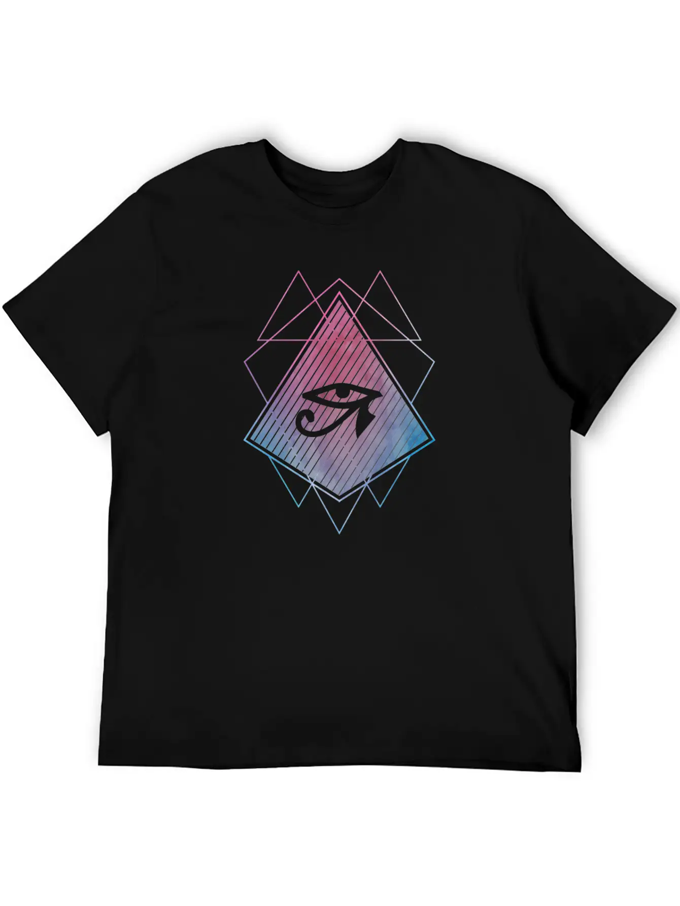 Horus Eye Trance Abstract Stylish Everyday T-Shirt – Unisex Basic Cotton Tee