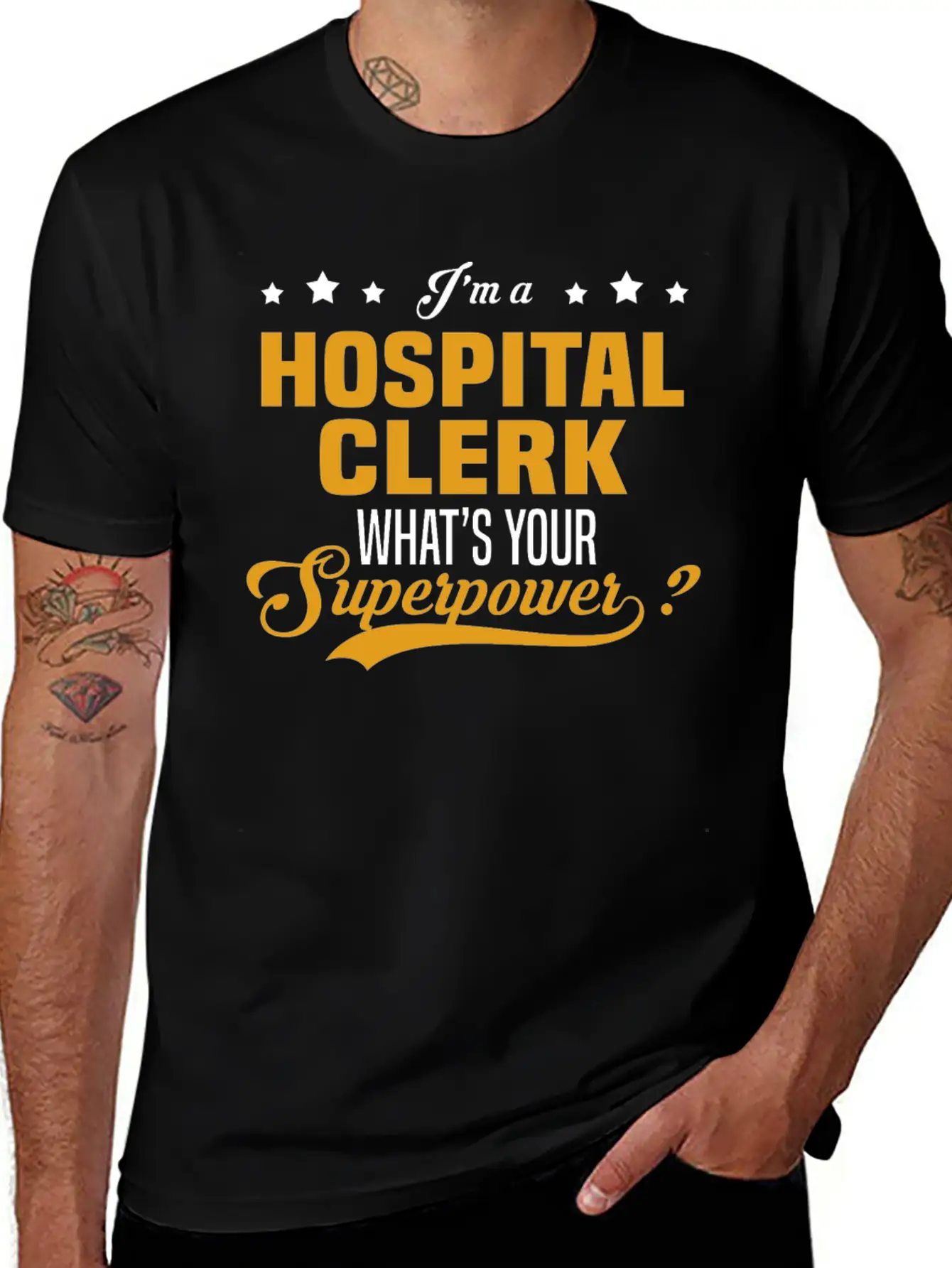 Hospital Clerk Unisex Casual T-Shirt – Clean Design For Daily Comfort