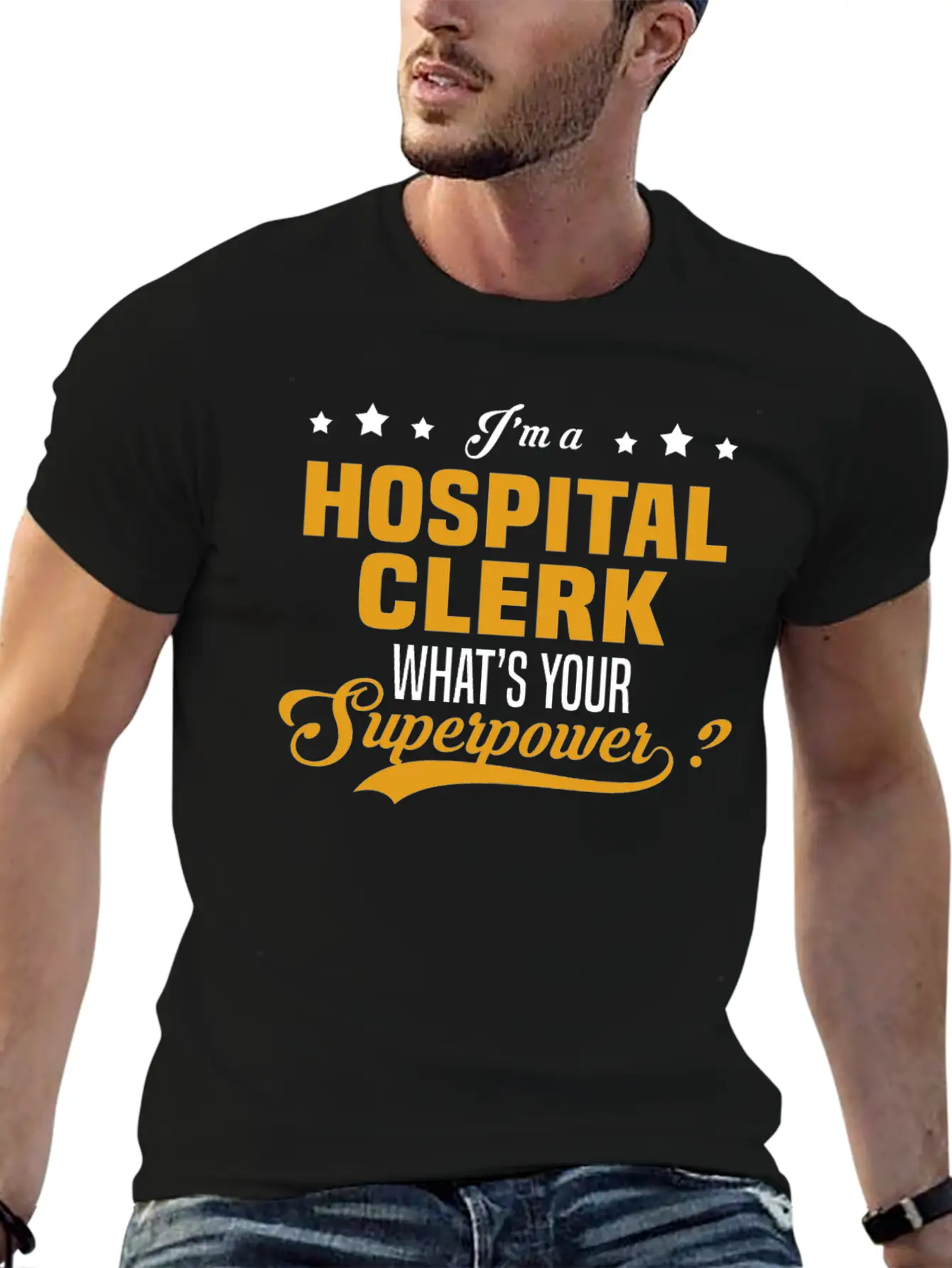 Hospital Clerk Unisex Casual T-Shirt – Clean Design For Daily Comfort