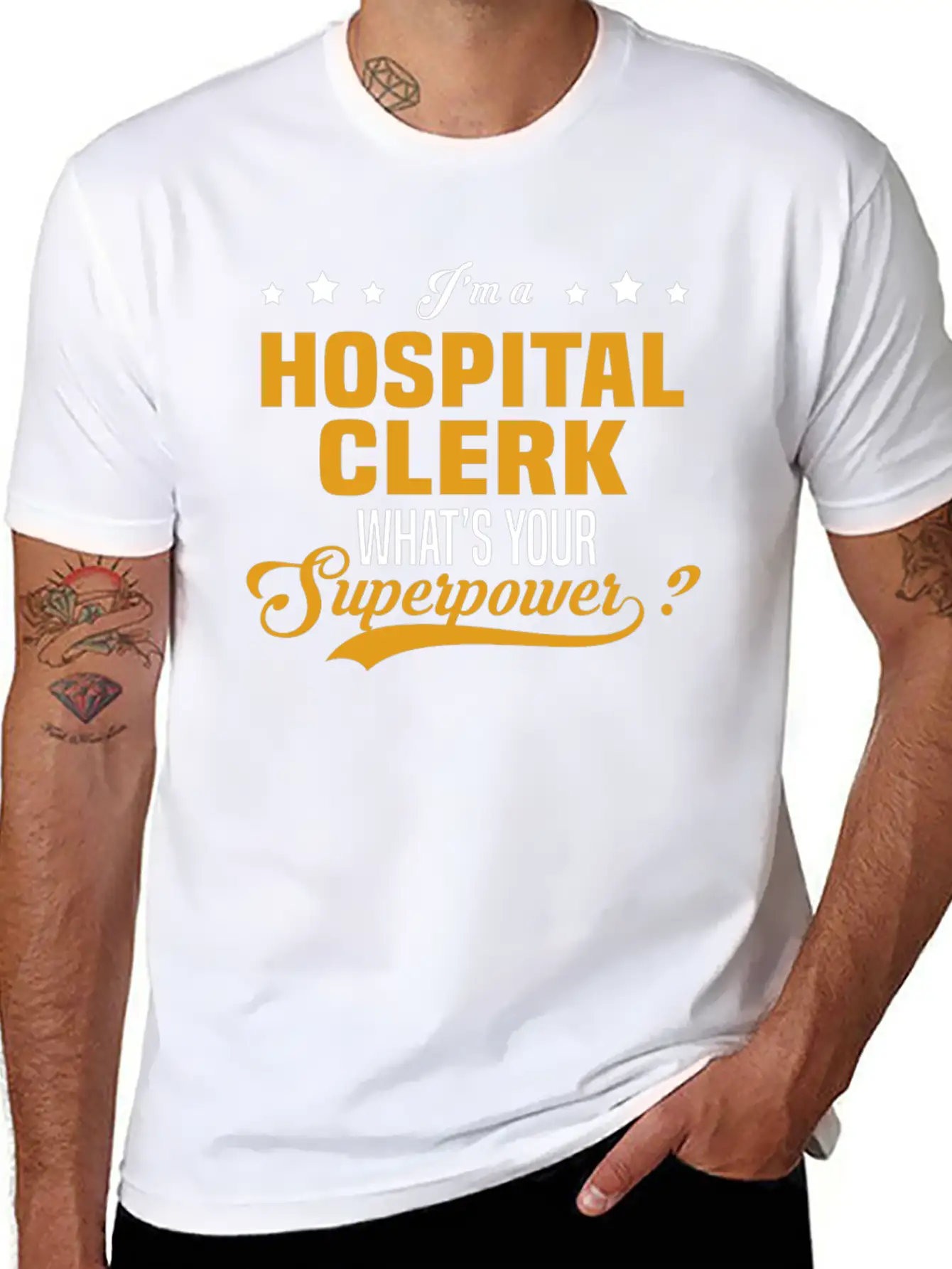 Hospital Clerk Unisex Casual T-Shirt – Clean Design For Daily Comfort