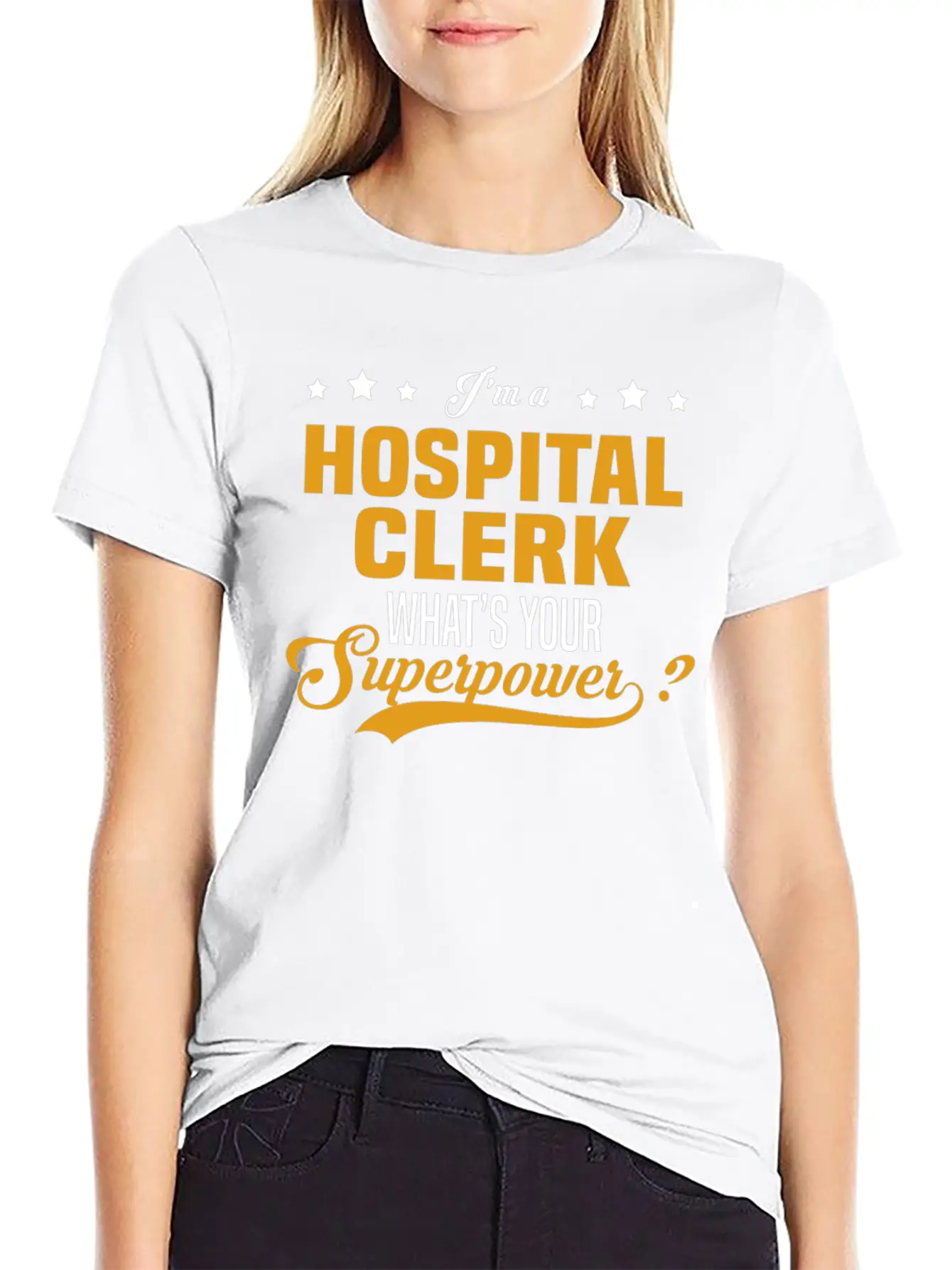 Hospital Clerk Unisex Casual T-Shirt – Clean Design For Daily Comfort