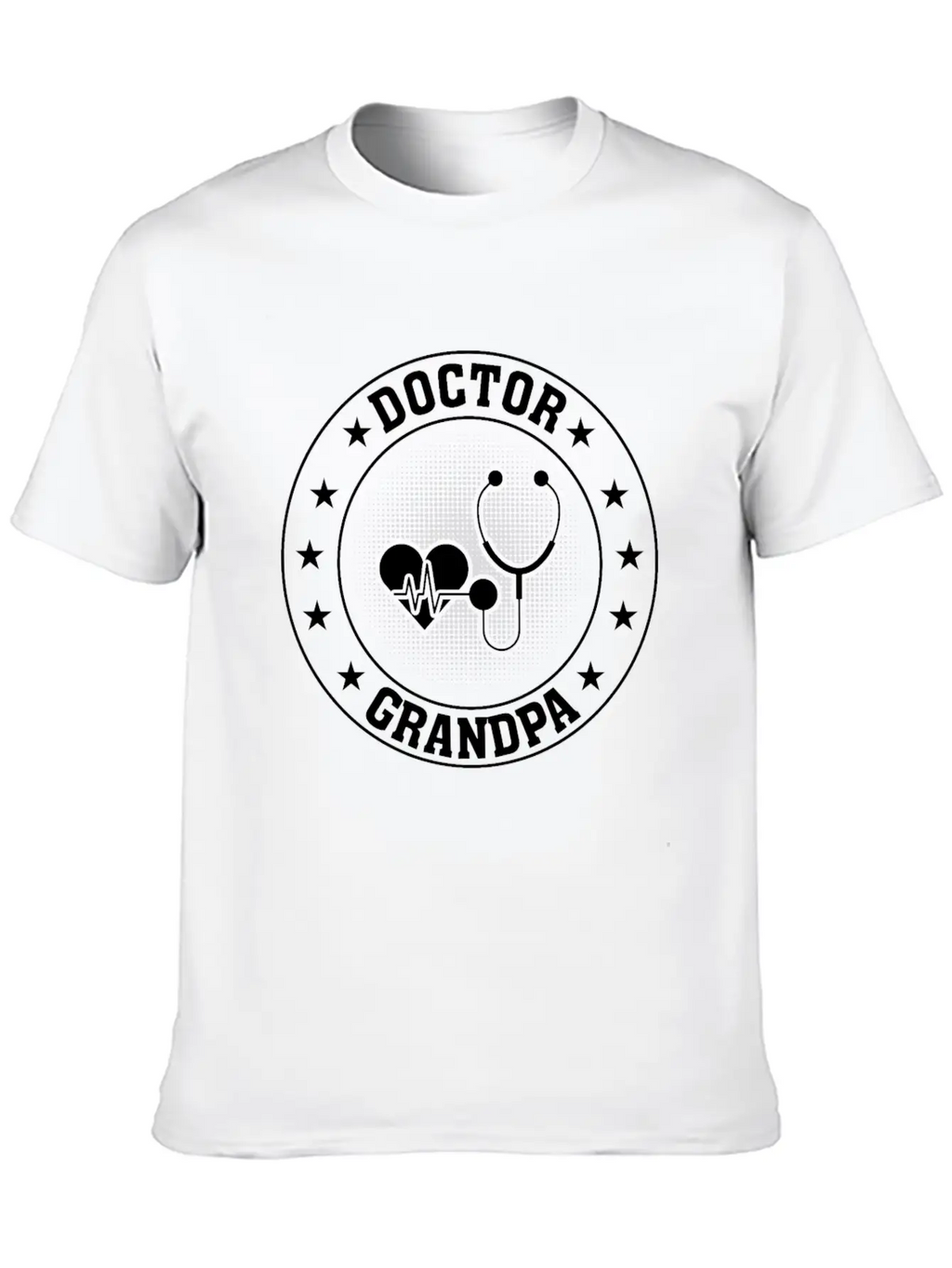 Hospital Doctor Grandpa Unisex Casual T-Shirt – Clean Design For Daily Comfort