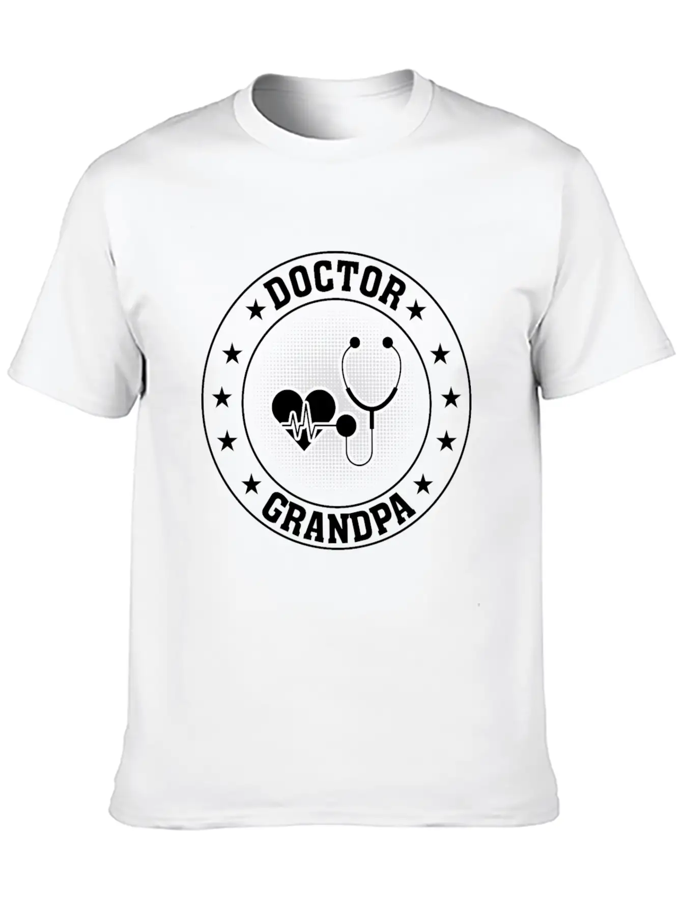 Hospital Doctor Grandpa Unisex Casual T-Shirt – Clean Design For Daily Comfort
