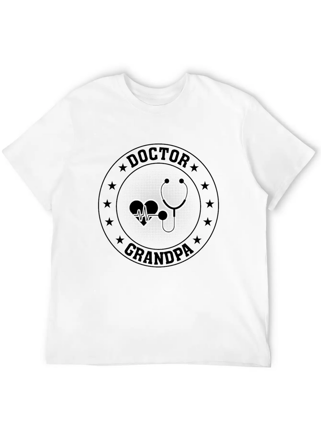 Hospital Doctor Grandpa Unisex Casual T-Shirt – Clean Design For Daily Comfort