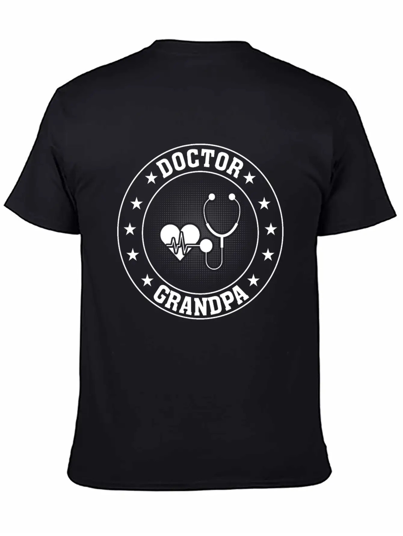 Hospital Doctor Grandpa Unisex Casual T-Shirt – Clean Design For Daily Comfort