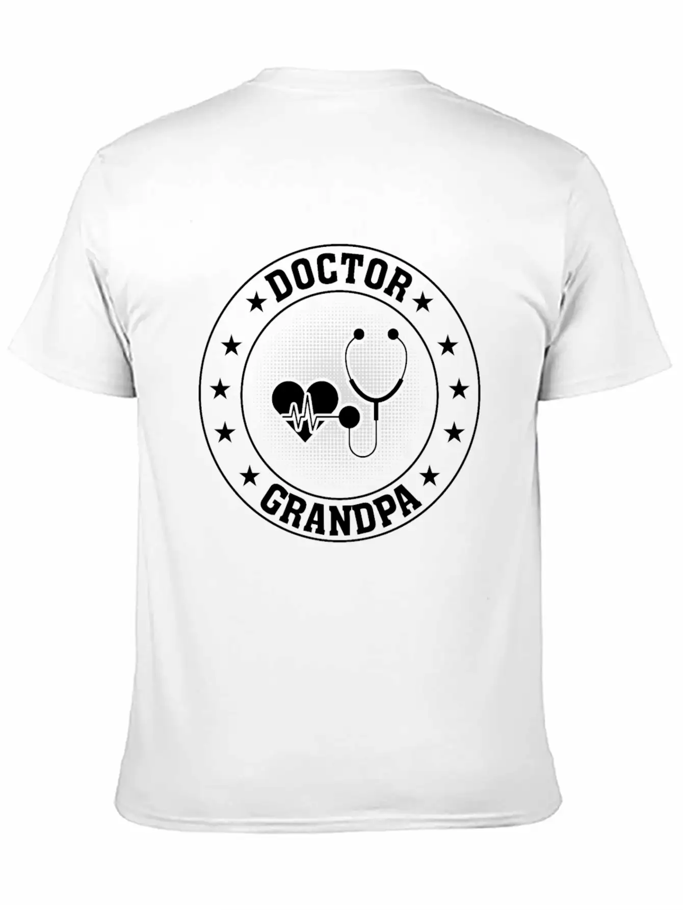 Hospital Doctor Grandpa Unisex Casual T-Shirt – Clean Design For Daily Comfort