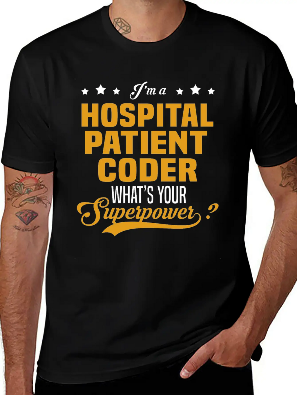 Hospital Patient Coder Unisex Short Sleeve Soft Cotton T-Shirt – Casual Everyday Wear