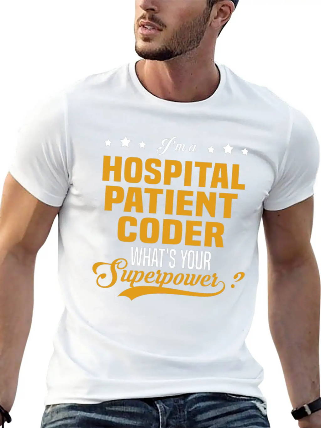 Hospital Patient Coder Unisex Short Sleeve Soft Cotton T-Shirt – Casual Everyday Wear